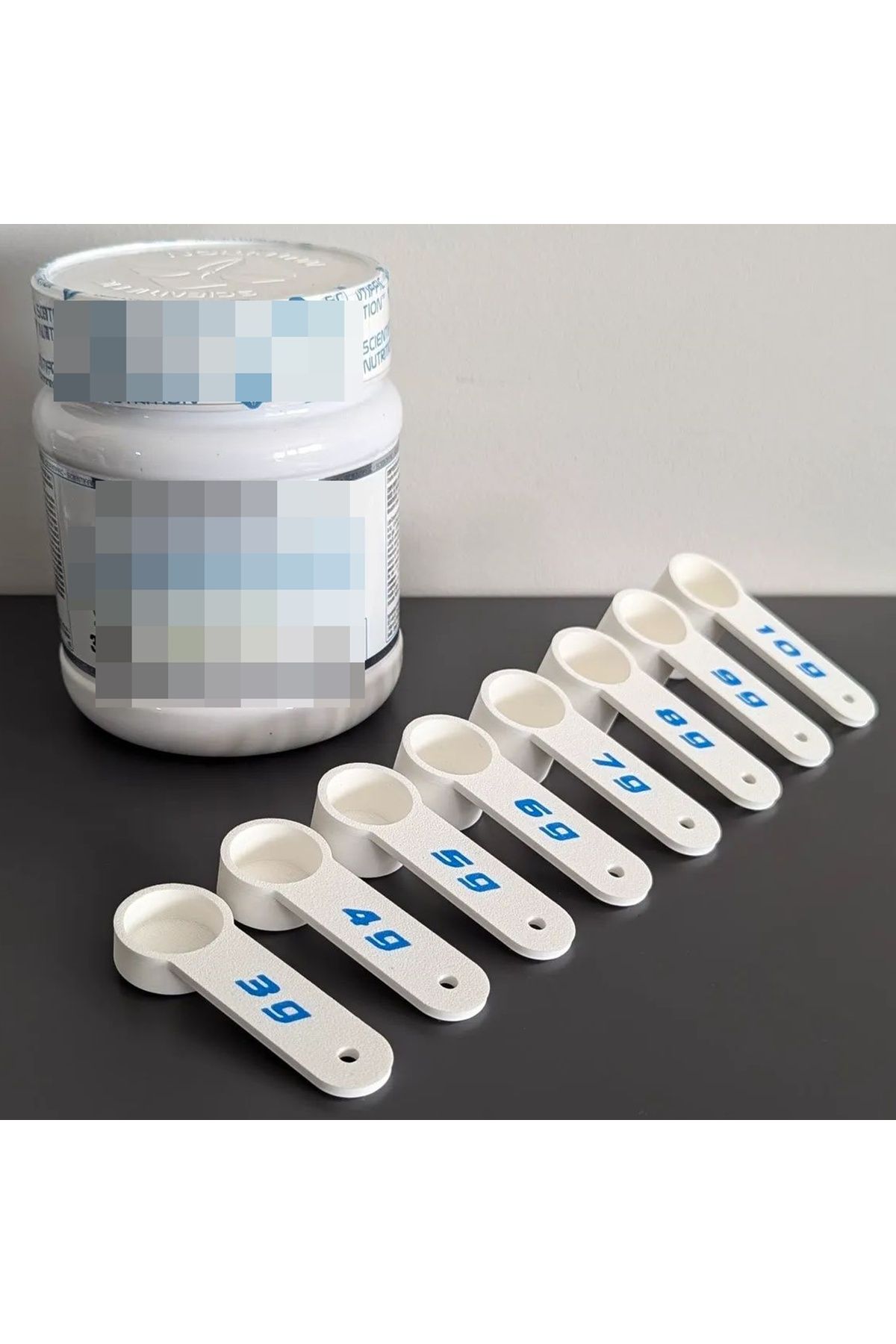 ardecem bilgisayar-Plastic Creatine Scale |   Measuring Scale for 3-10 Grams 2