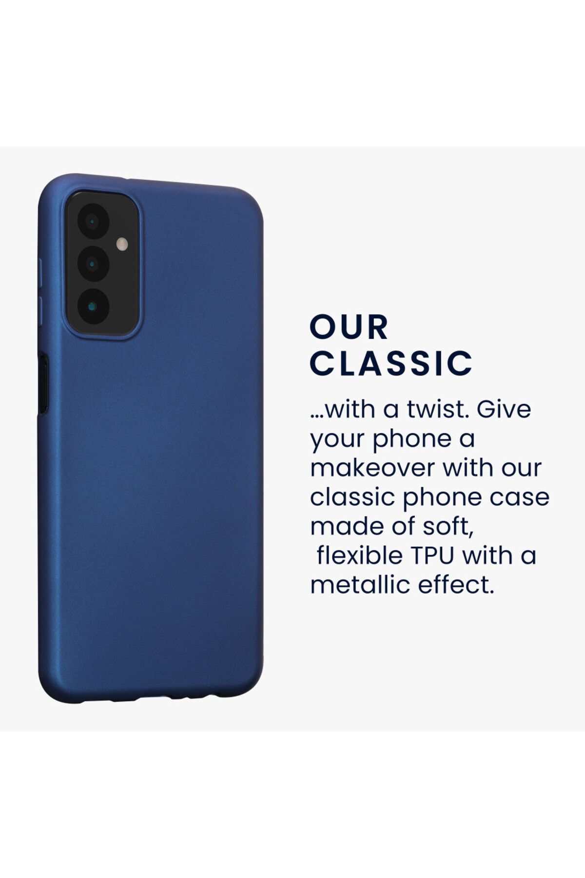 KWmobile-Carcasă pentru Samsung Galaxy M13, silicon, albastră, 59740.64 4