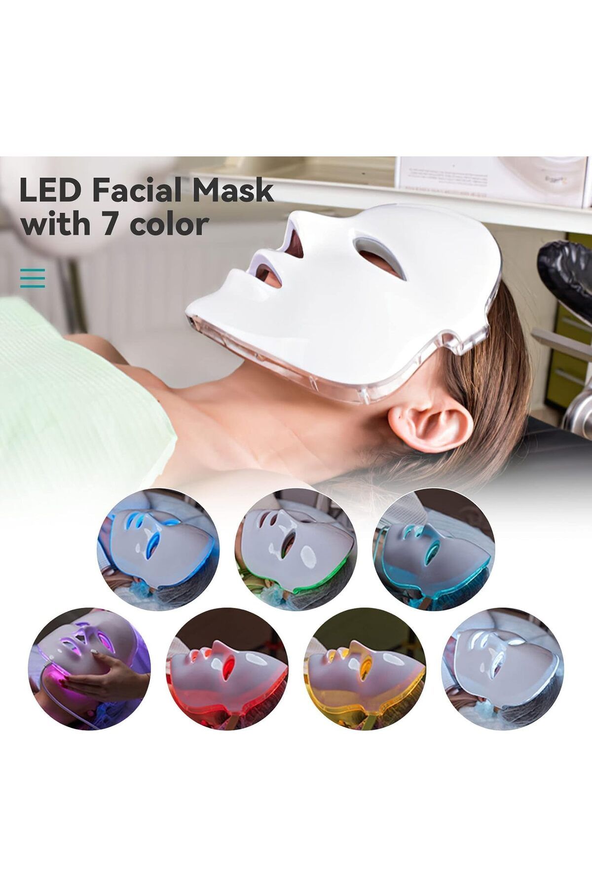 LA PERLA TECH-Professional 7-in-1 Facial Treatment Machine with LED Mask, Touch Screen Display 4