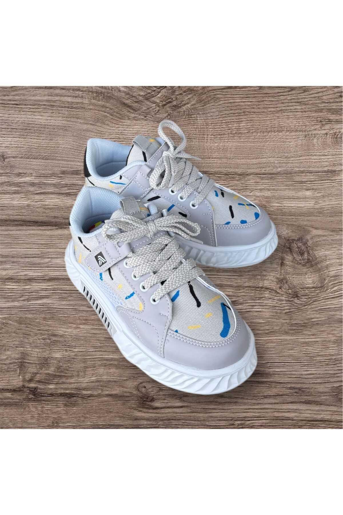 ALES Băiat Bej Gri Talpă Ortopedică Lenjerie Moale Pantofi Sport De Vară Masculin - 32