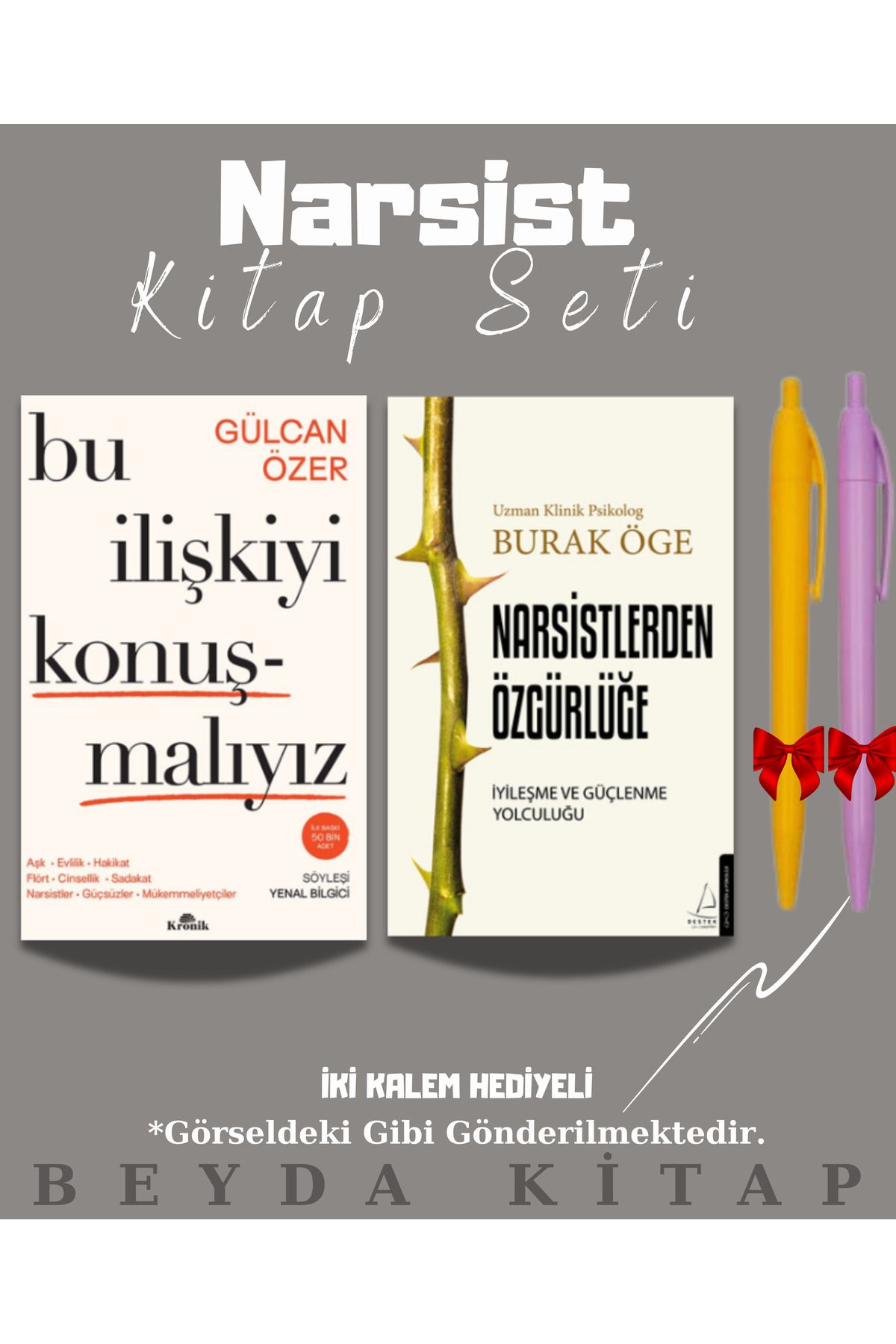 Kronik Kitap Bu İlişkiyi Konuşmalıyız - Narsistlerden Özgürlüğe - Kalemli - Kitap Seti - Gülcan Özer