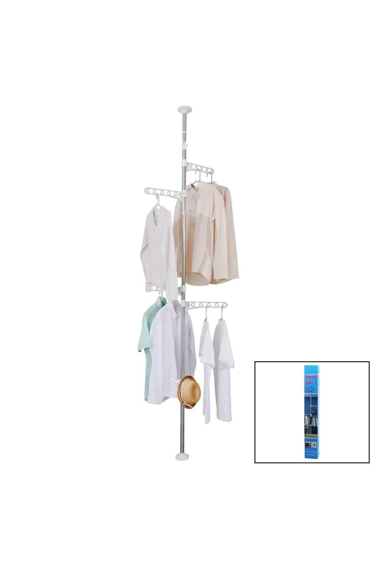 teknotrust LvnShop ASKISITAVANA SIKIŞTIRMALI=T KOLLUX10=40=ÇAMAŞIR KURUTMA BORU 4 METAL Yeni Lv 224120