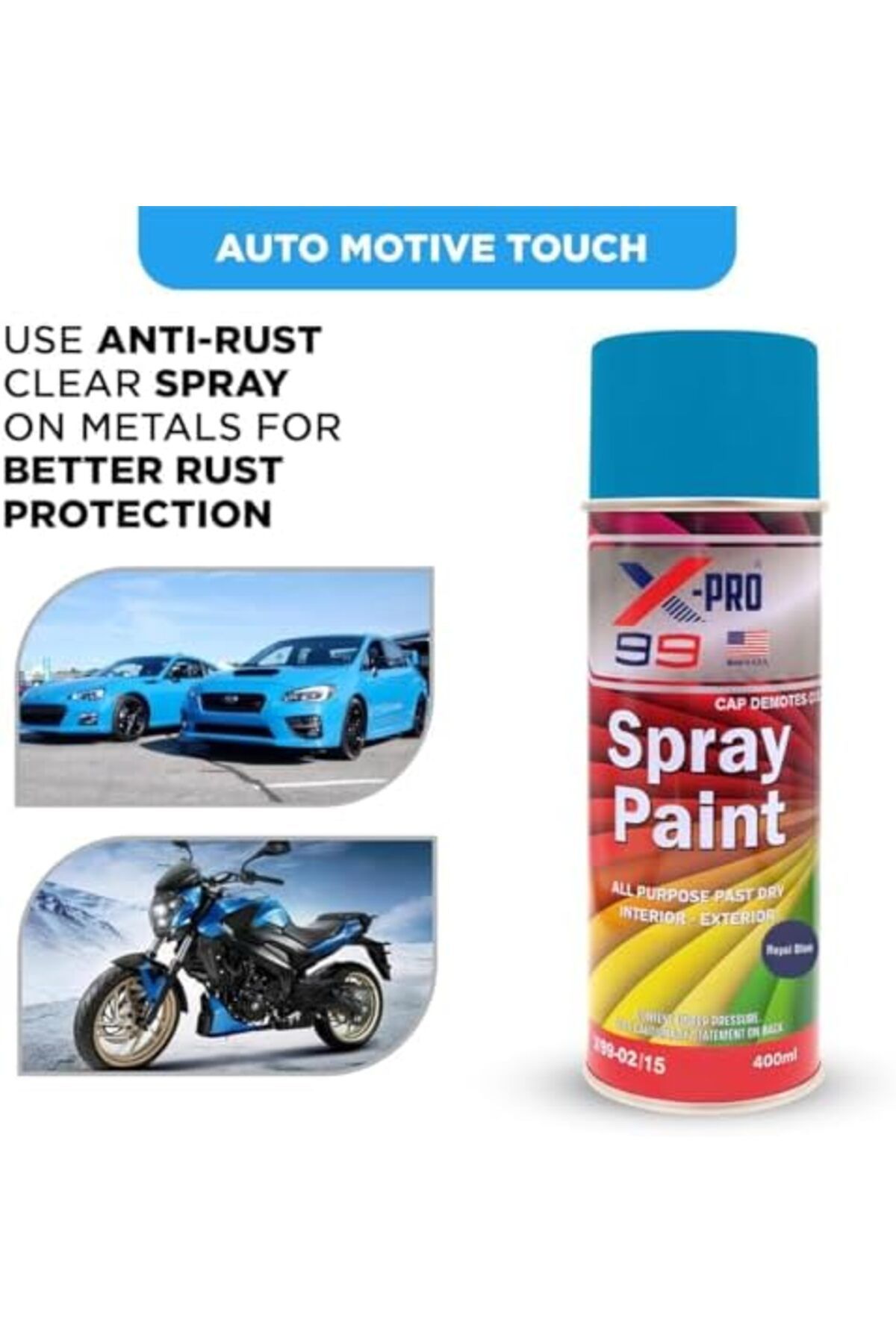 Generic-All Purpose Spray Paint 450ml Fast Drying Multi-surface Gloss Finish For Interior And Exterior 8