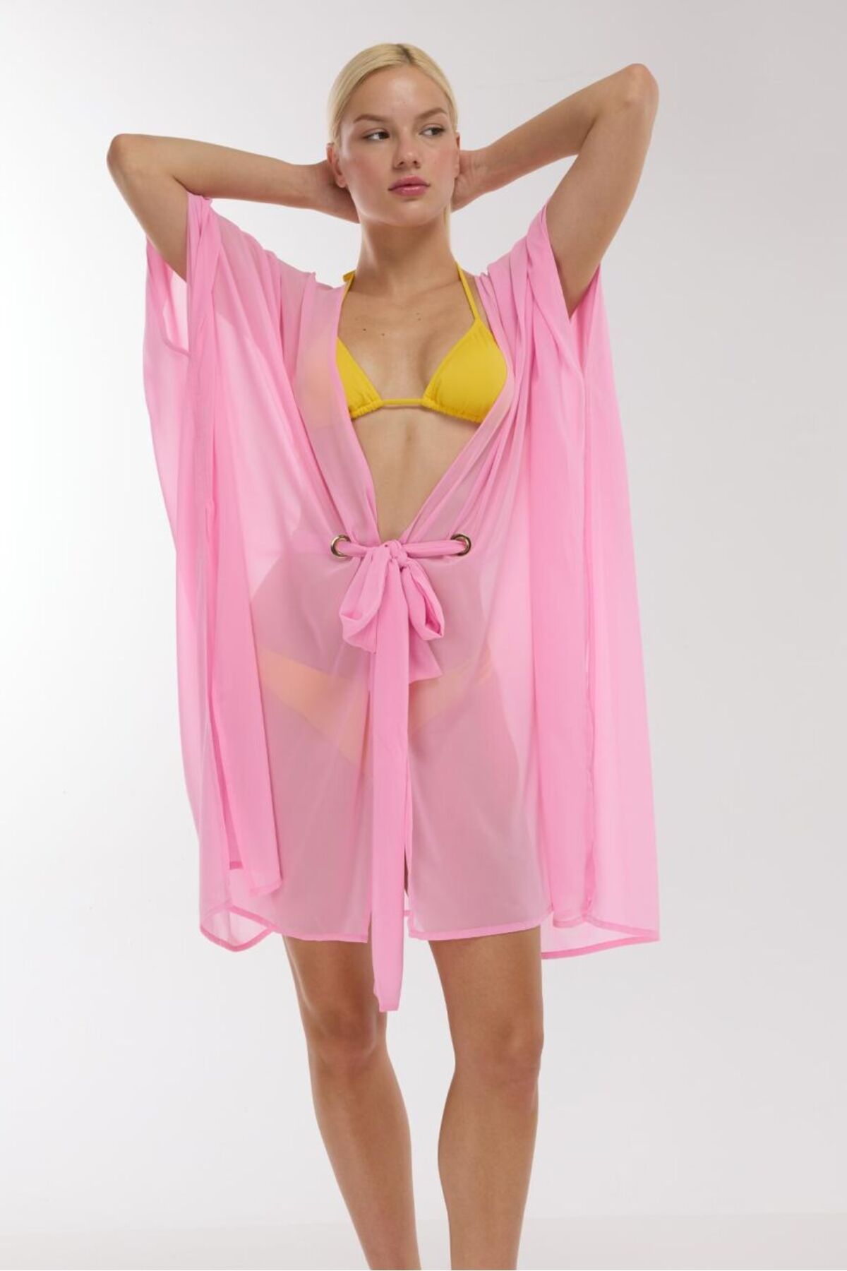 AYYILDIZ 5905 Pembe Plaj Elbisesi