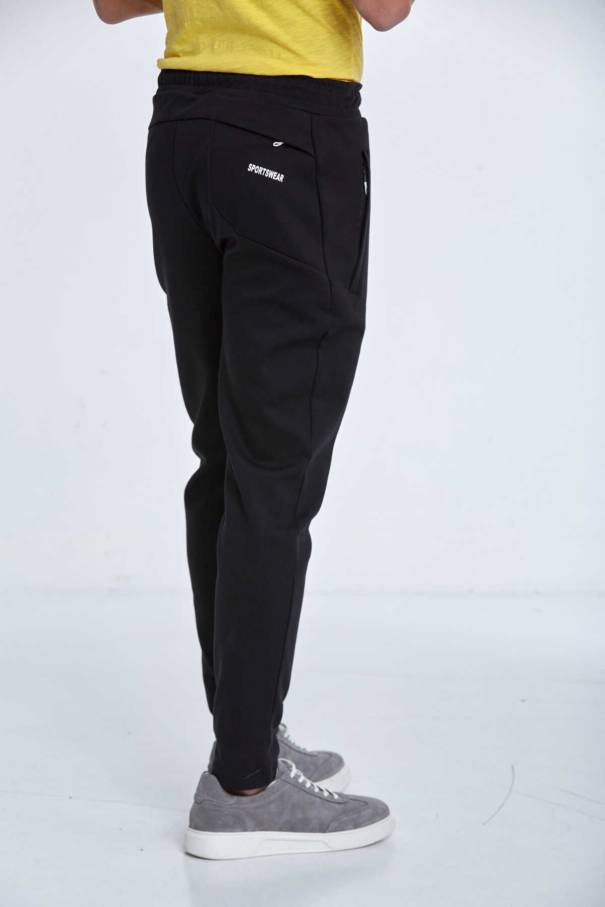 Voltaj-Mark Men's Tracksuit, Black ( # Project Content # ) 4
