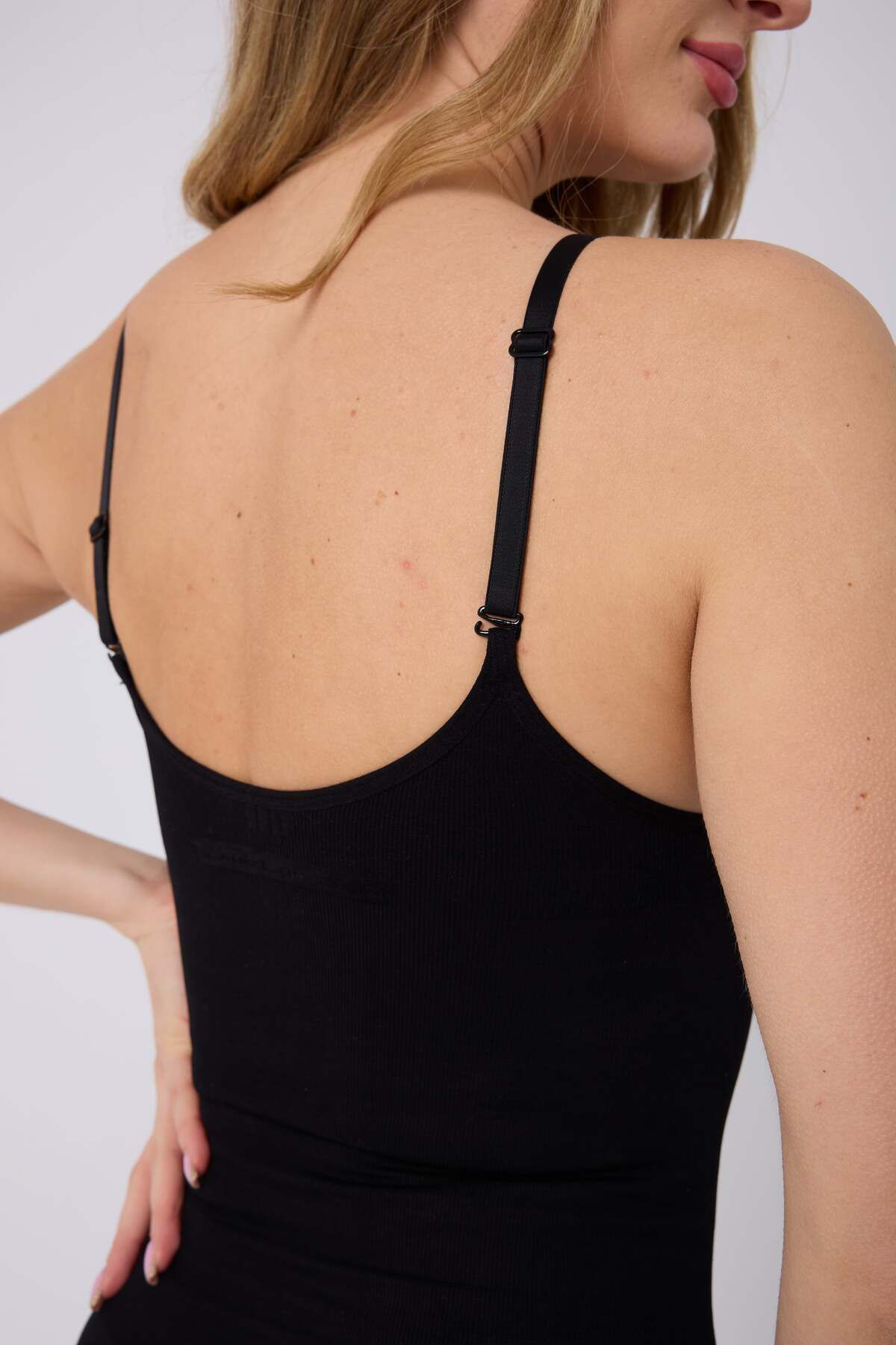 Maison Mila-Snap Fastener String Body Firming Bodysuit Corset 5