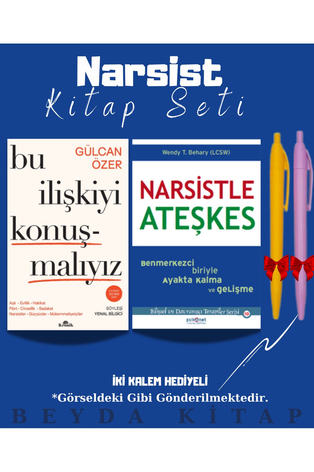 Kronik Kitap Bu İlişkiyi Konuşmalıyız - Narsistle Ateşkes - Kalemli - Kitap Seti - Gülcan Özer