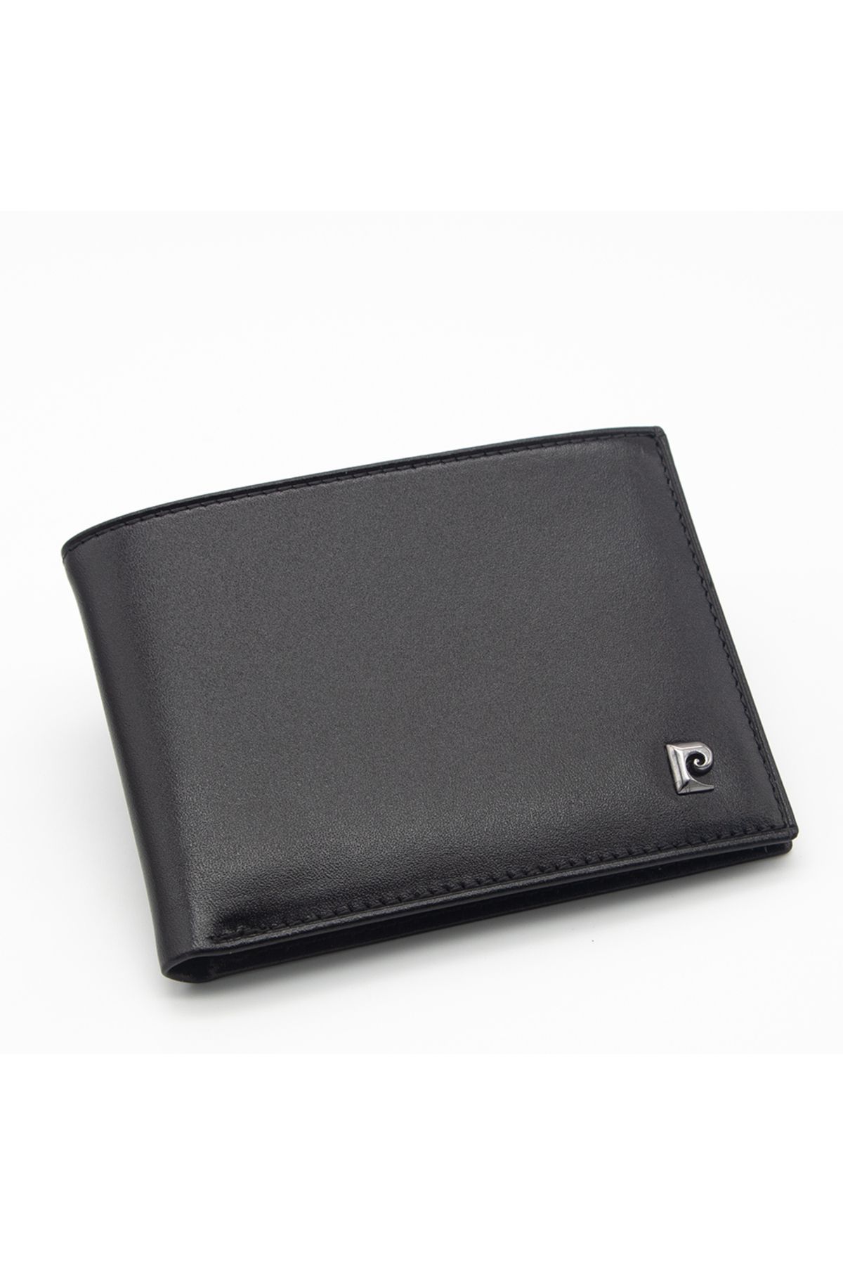 Pierre Cardin-Black Analine Leather Credit Card Holder 075A55 2