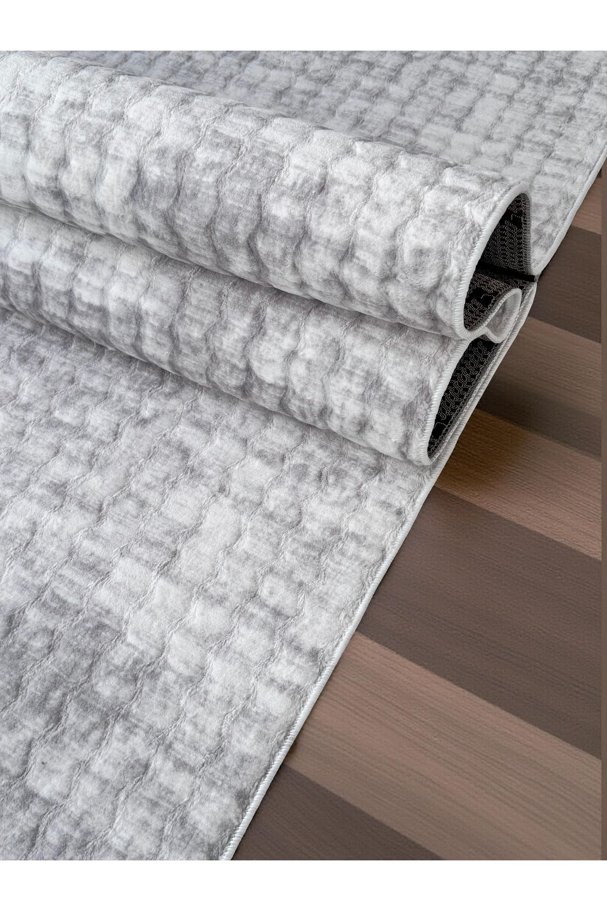 ALgorand Home Makinede Yıkanabilir Kaymaz Taban Leke Tutmaz Modern Salon Halısı Mutfak Halısı ve Yolluk