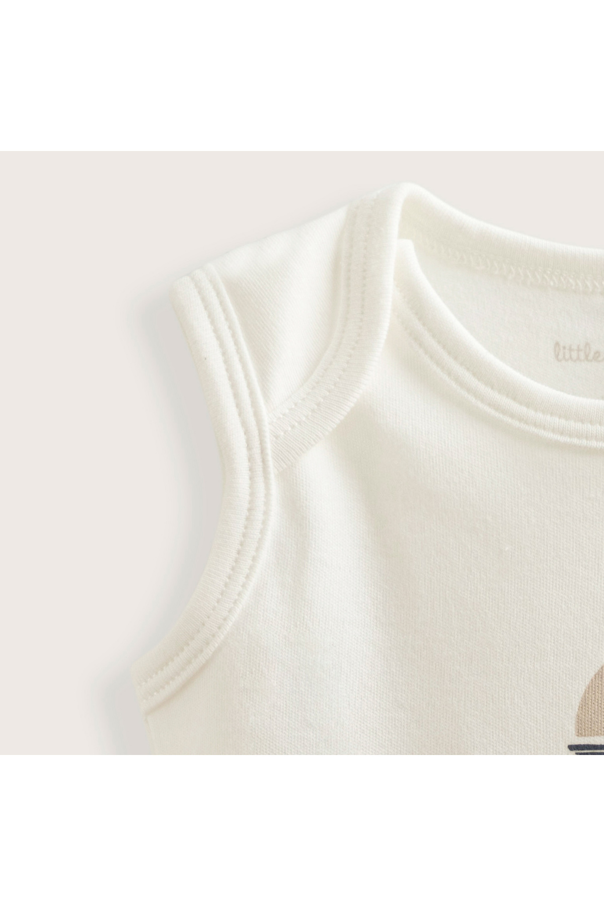 Chakra Marine Yenidoğan Kolsuz Body Ekru fotoğrafı 3 (önizleme)