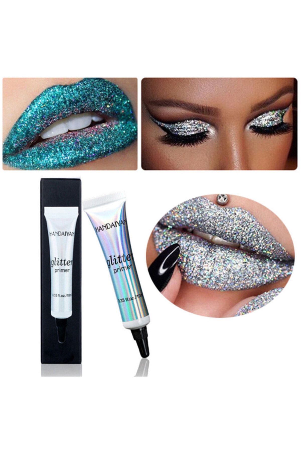 Handaiyan-Primer Base, Glitter Primer, Adhesive, 10 ml 2