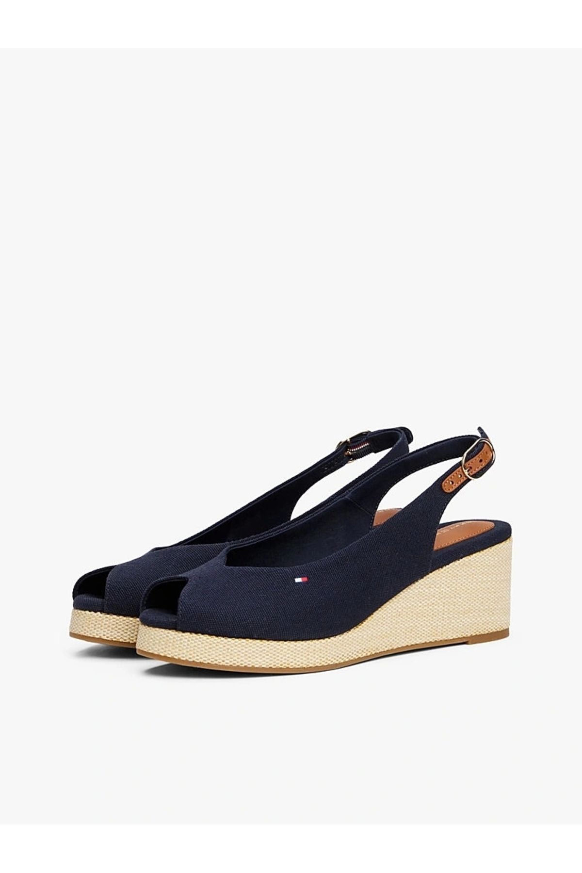 Tommy Hilfiger-FLAG MID WEDGE ESPAD SLINGBACK 2