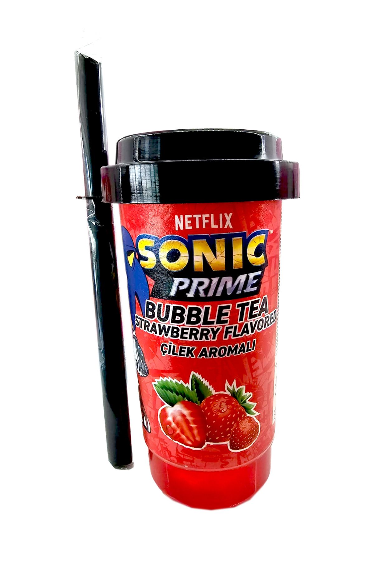 Sonic Prime Bubble Tea Çilek