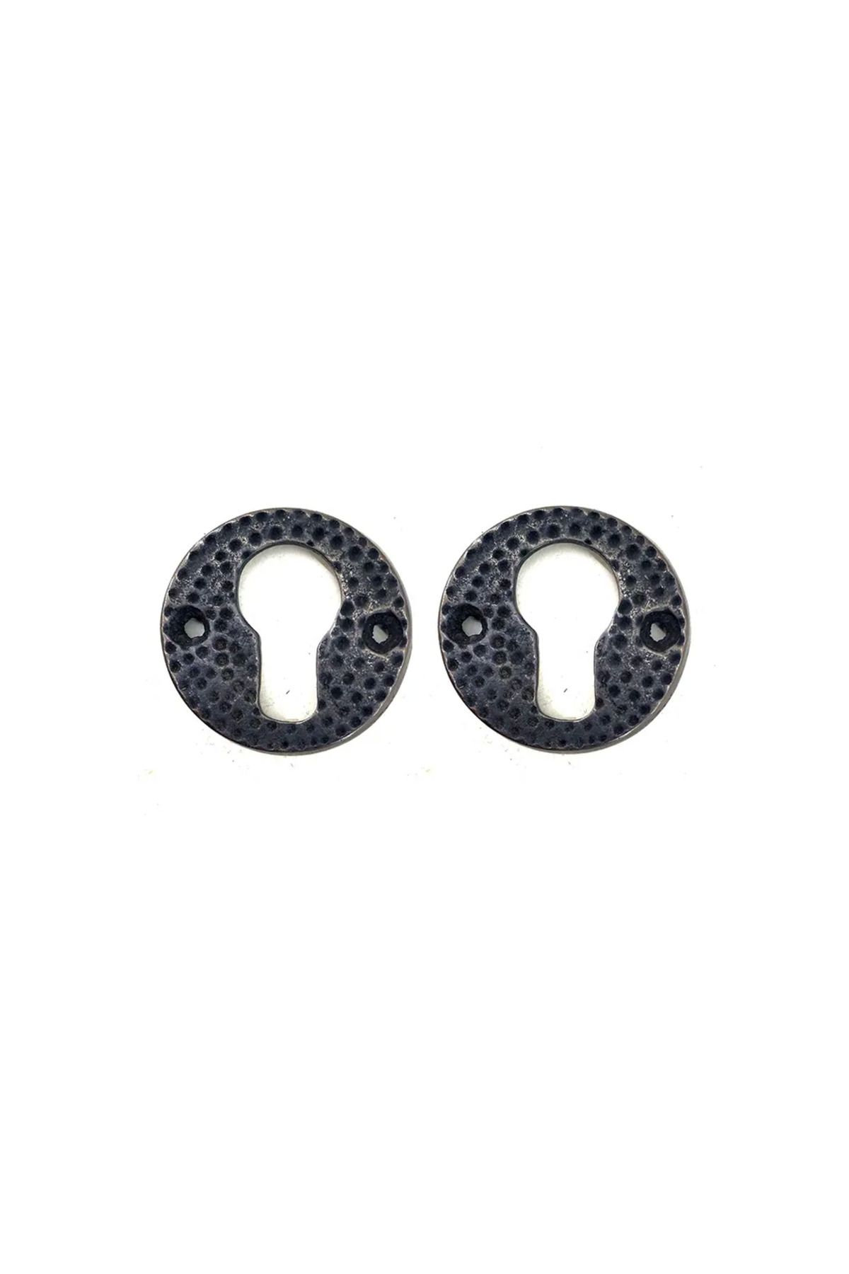 AOTS Antika Tarz Dekoratif Pirinç Oda Kilit Rozeti - 49mm, Oksit