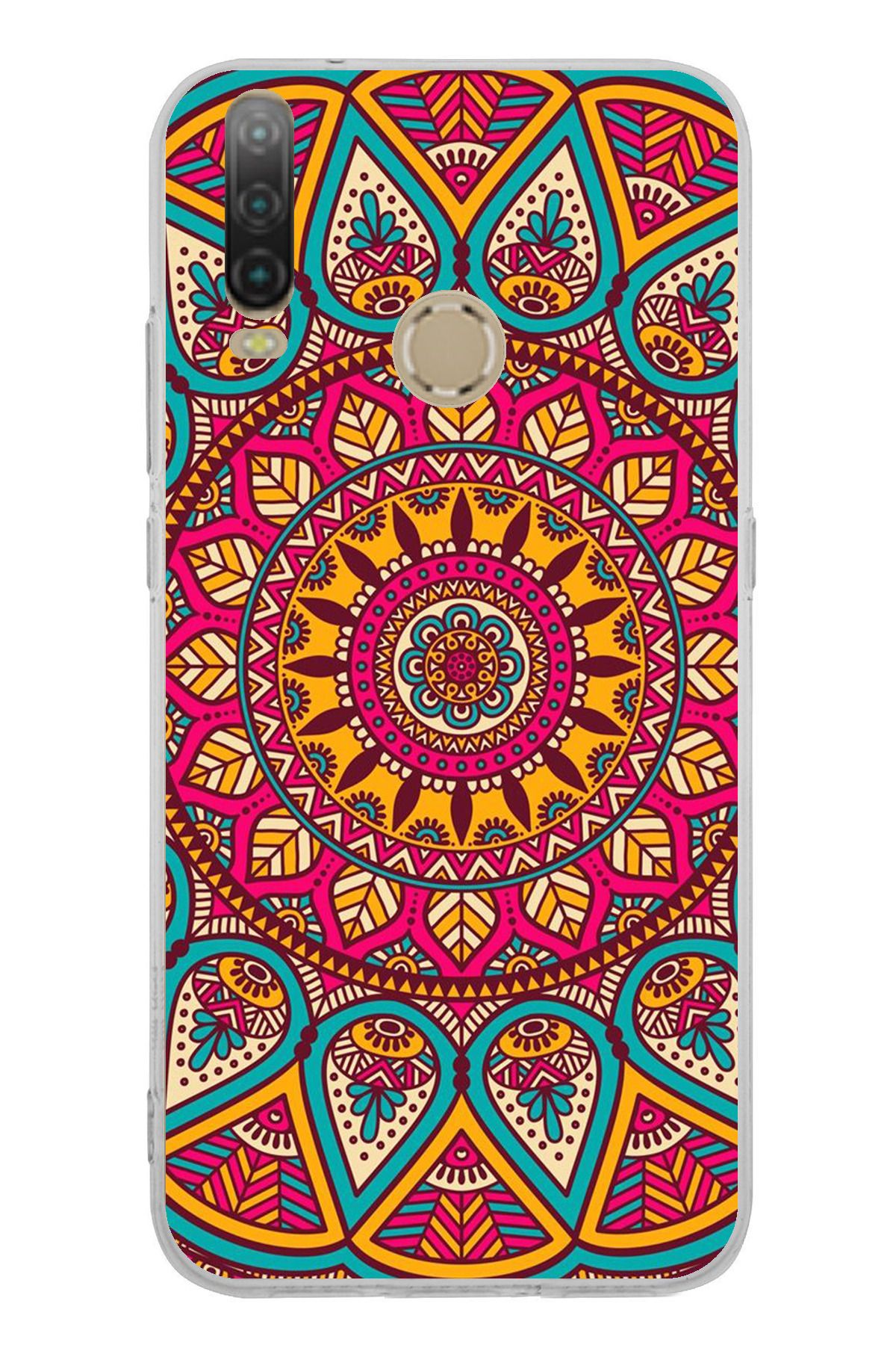 TechTree General Mobile GM 10 Uyumlu Mandala Şeffaf Silikon Kılıf