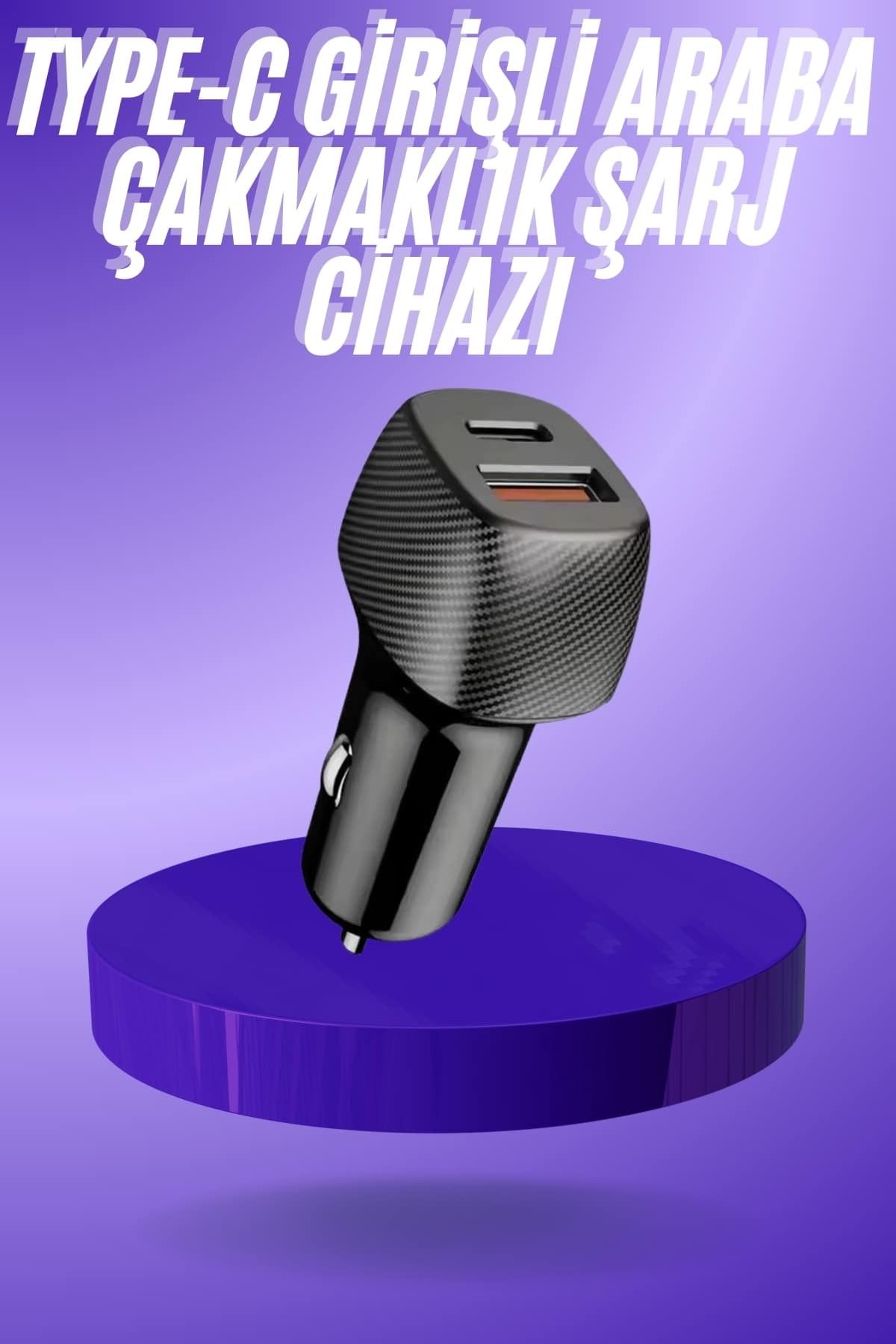 ASTRALTECH 38W USB Type-C Girişli Oto Çakmaklık Araç İçi Hızlı Şarj Çakmaklık Şarj Aleti
