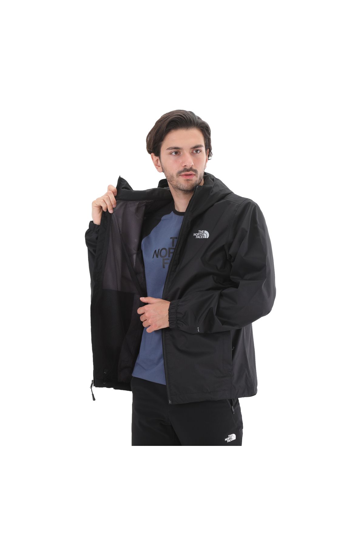 بارانی و بادگیر ورزشی مشکی مردانه M quest Jacket کت سیاه The North Face