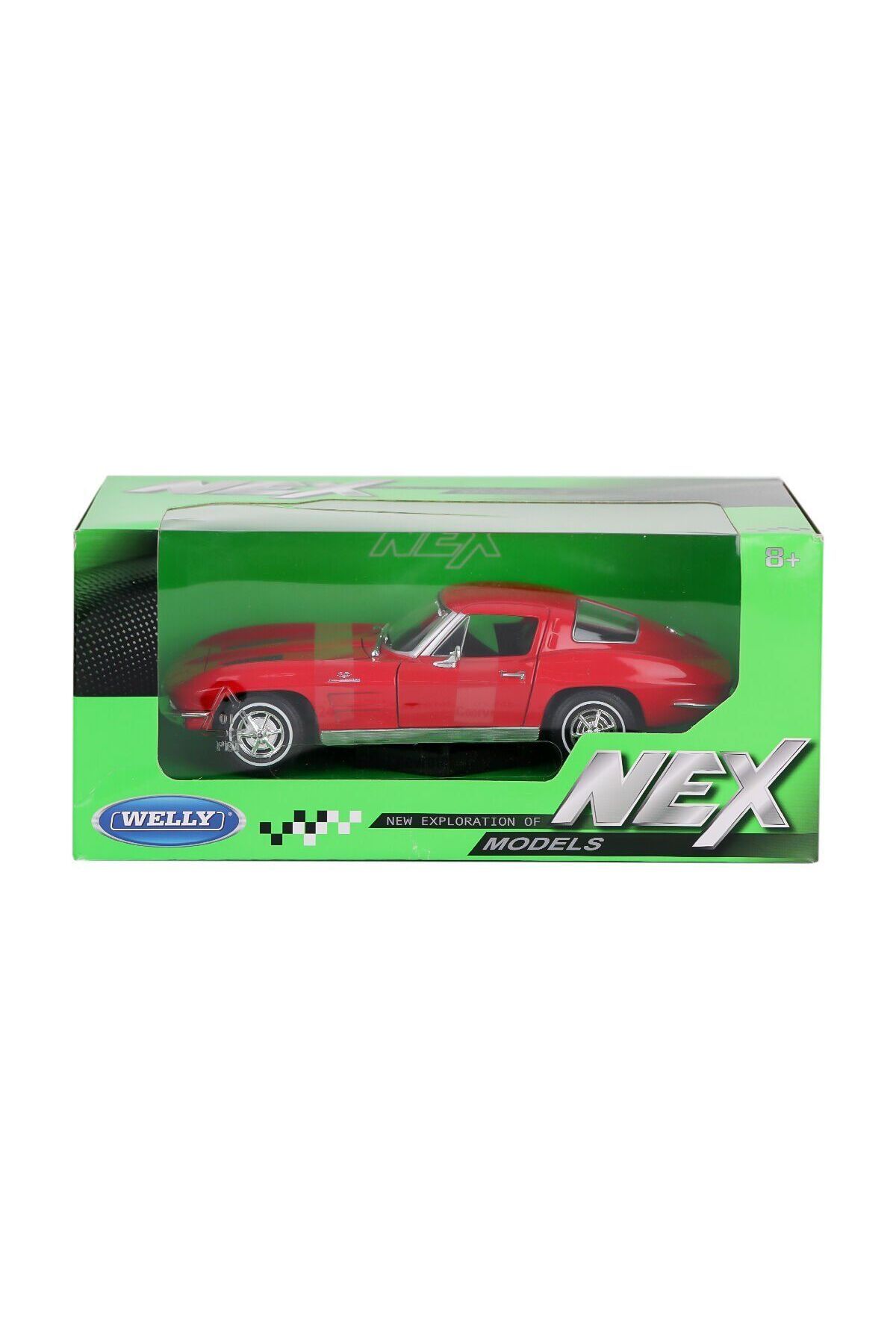 OEM 24073 Welly Chevrolet Corvette 1963 1:24 -Karsan Oyuncak