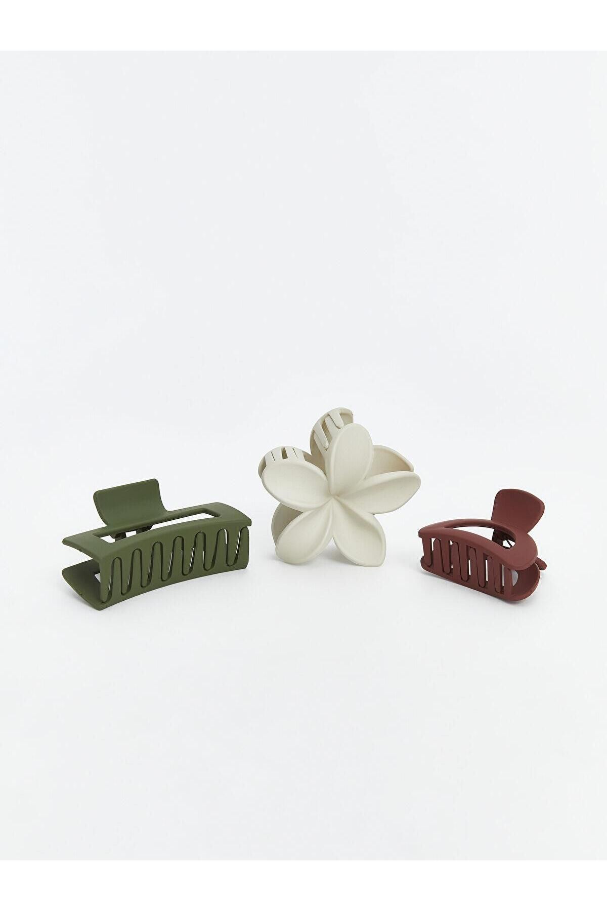 LC Waikiki Accesorii Lcw Set De 3 Catarame Pentru Femei Femeie - Single Dimension