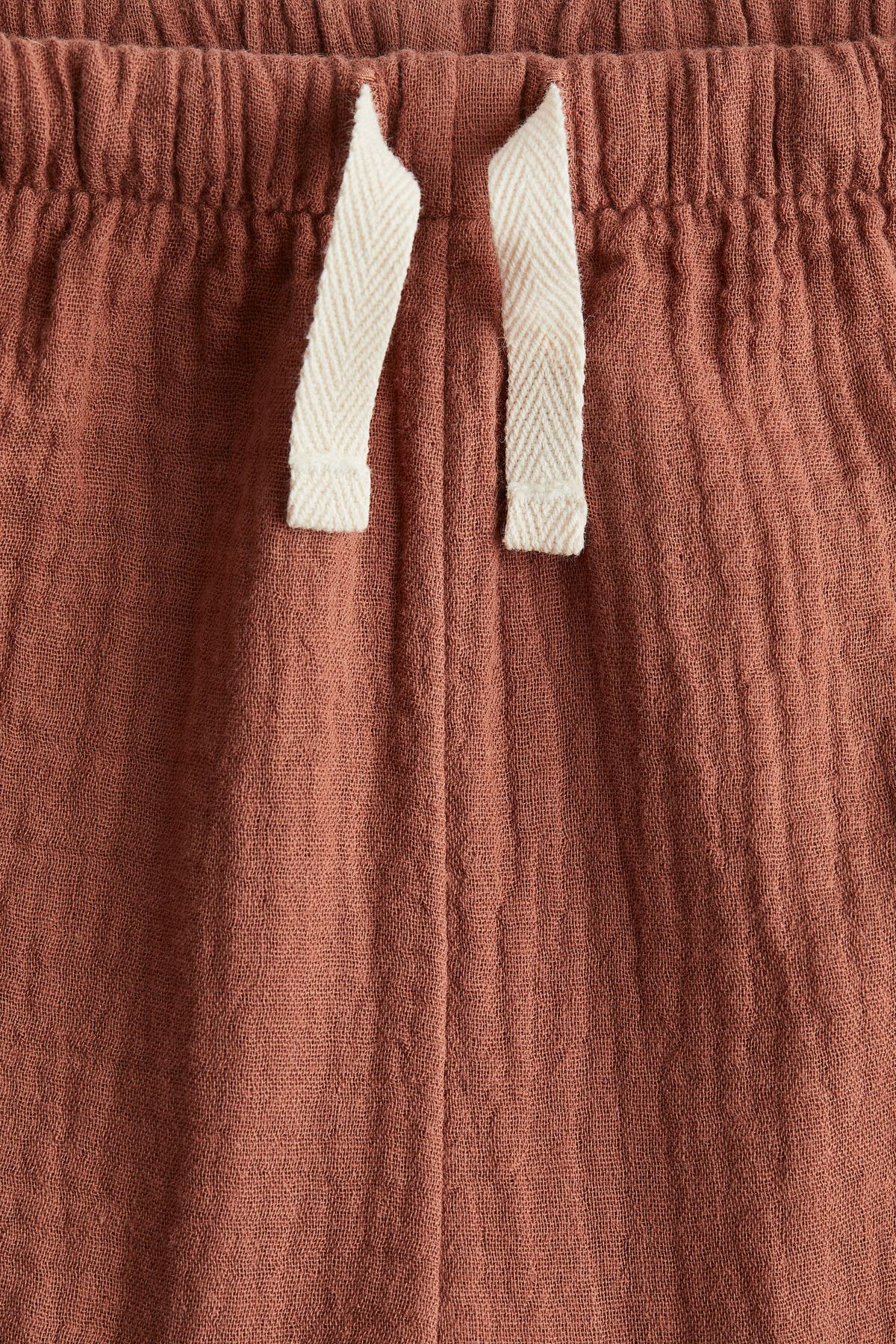 Pamuklu Muslin Şort - 2