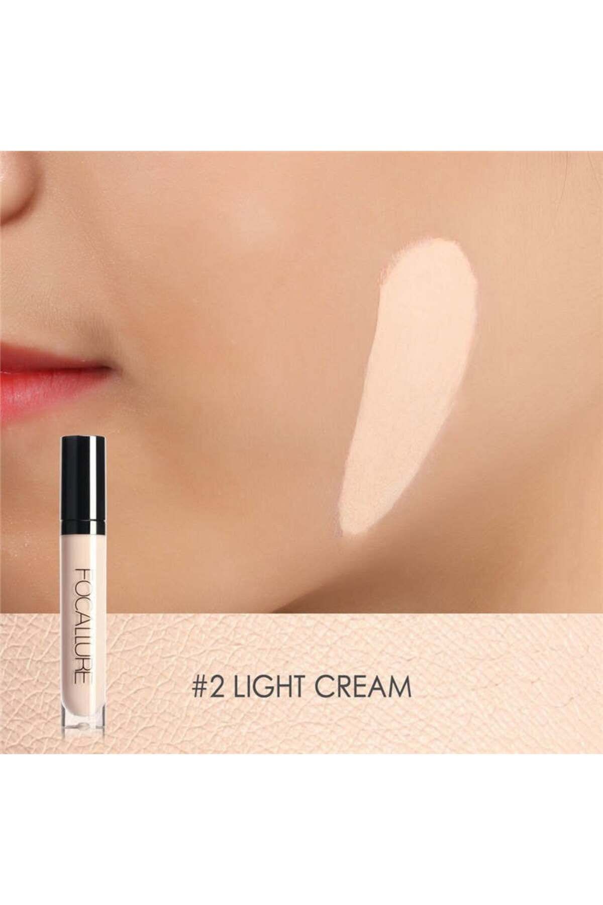 Focallure-Corector Anticearcan Focallure Concealer Long Lasting 02 Light Cream 2