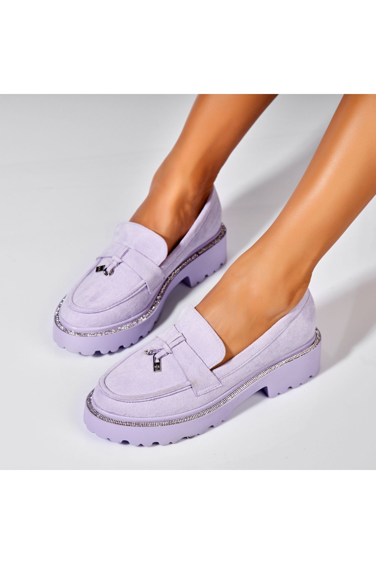 Joana Pantofi Dama Casual Mov Din Piele Ecologica Intoarsa Cielle Femeie - 38