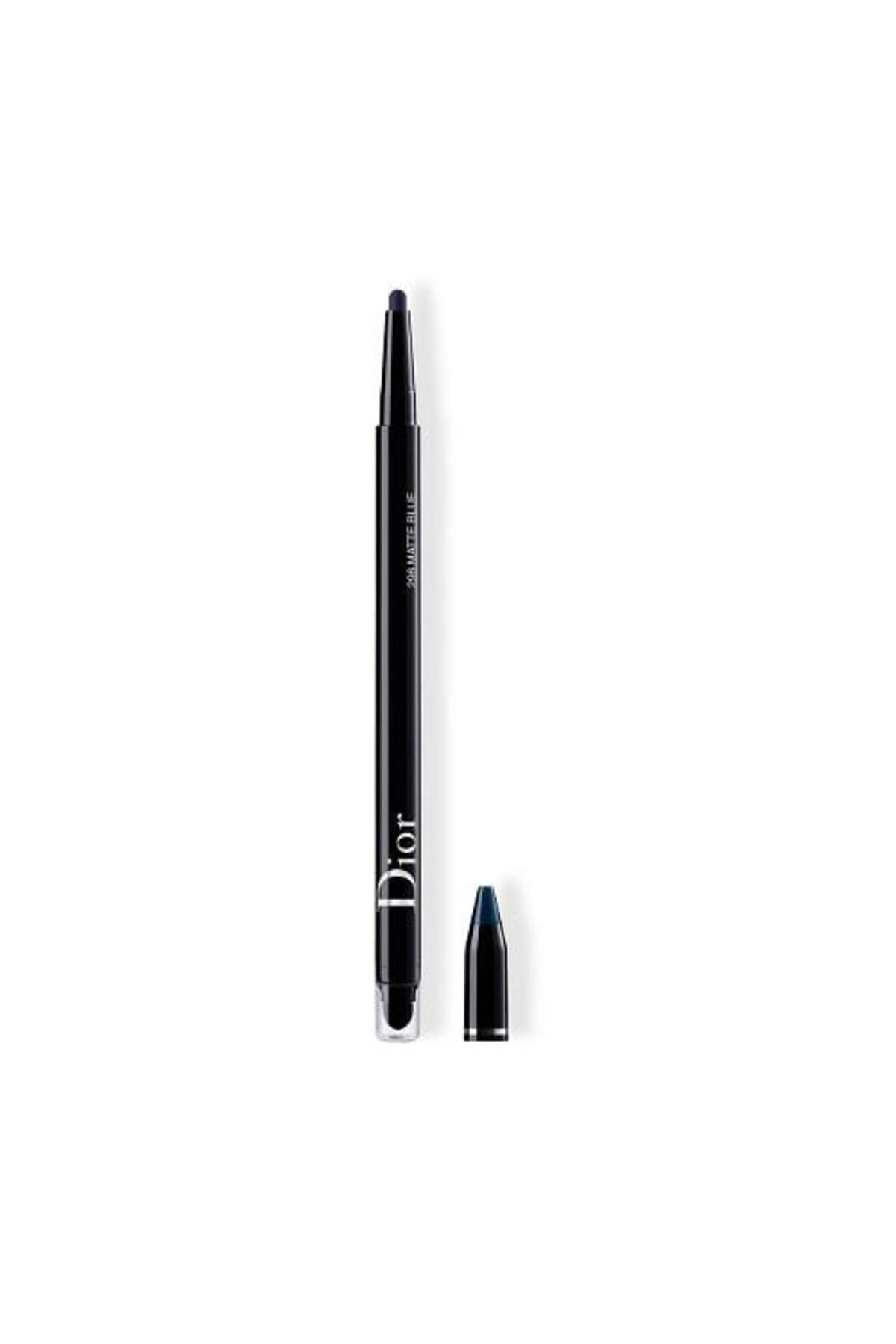 Dior Creion Ochi, Dior, Diorshow Stylo Eyeliner, Waterproof, 296 Matte Blue - One Size