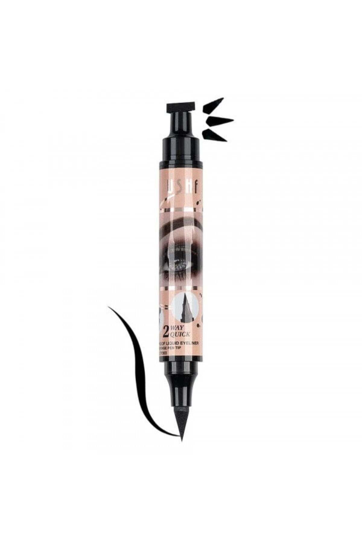 Ushas Tus De Ochi Cu Stampila, , Eyeliner Waterproof, 3 G - One Size