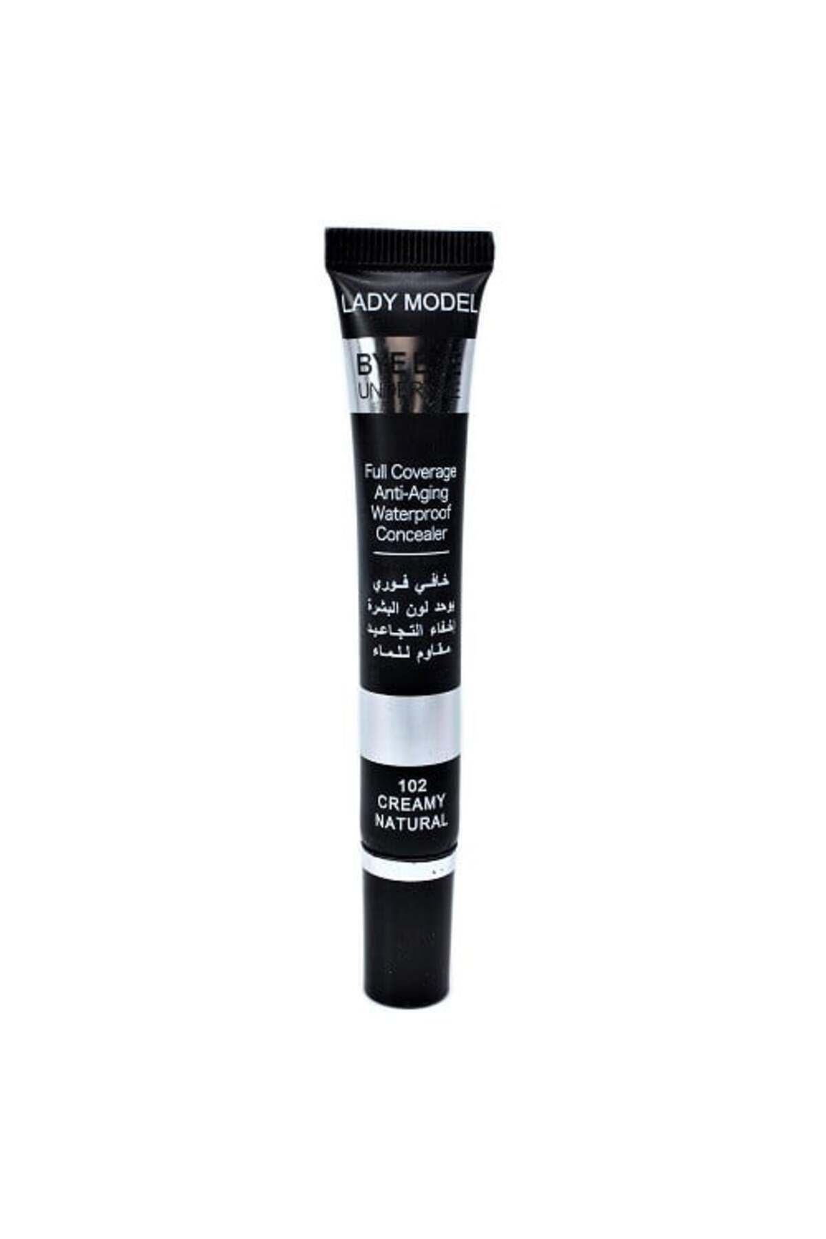 Makeup Corector Acoperire Mare, Lady Model, Bye Under Eye Waterproof, 102 Creamy Natural, 20 Ml - One Size