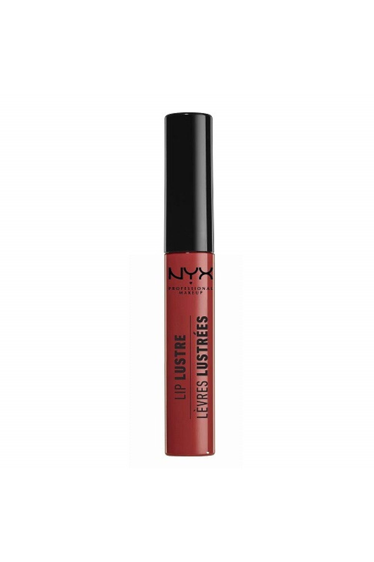 NYX Professional Makeup-Luciu de buze, NYX Professional Makeup, Lip Lustre Glossy Lip Tint, 09 Ruby Couture, 8 ml 2