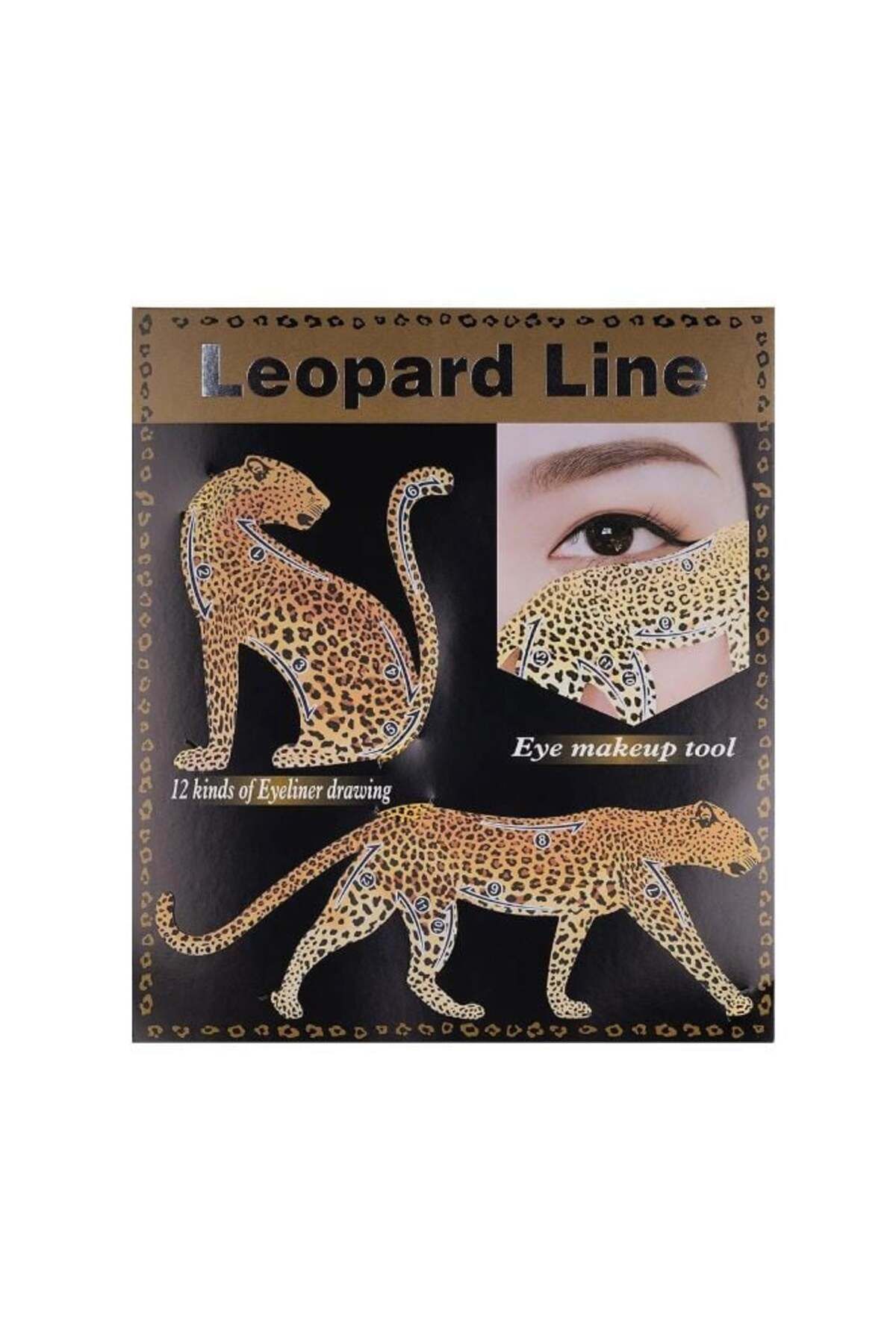 Makeup Sabloane Eyeliner, Makeup, Leopard Line - One Size