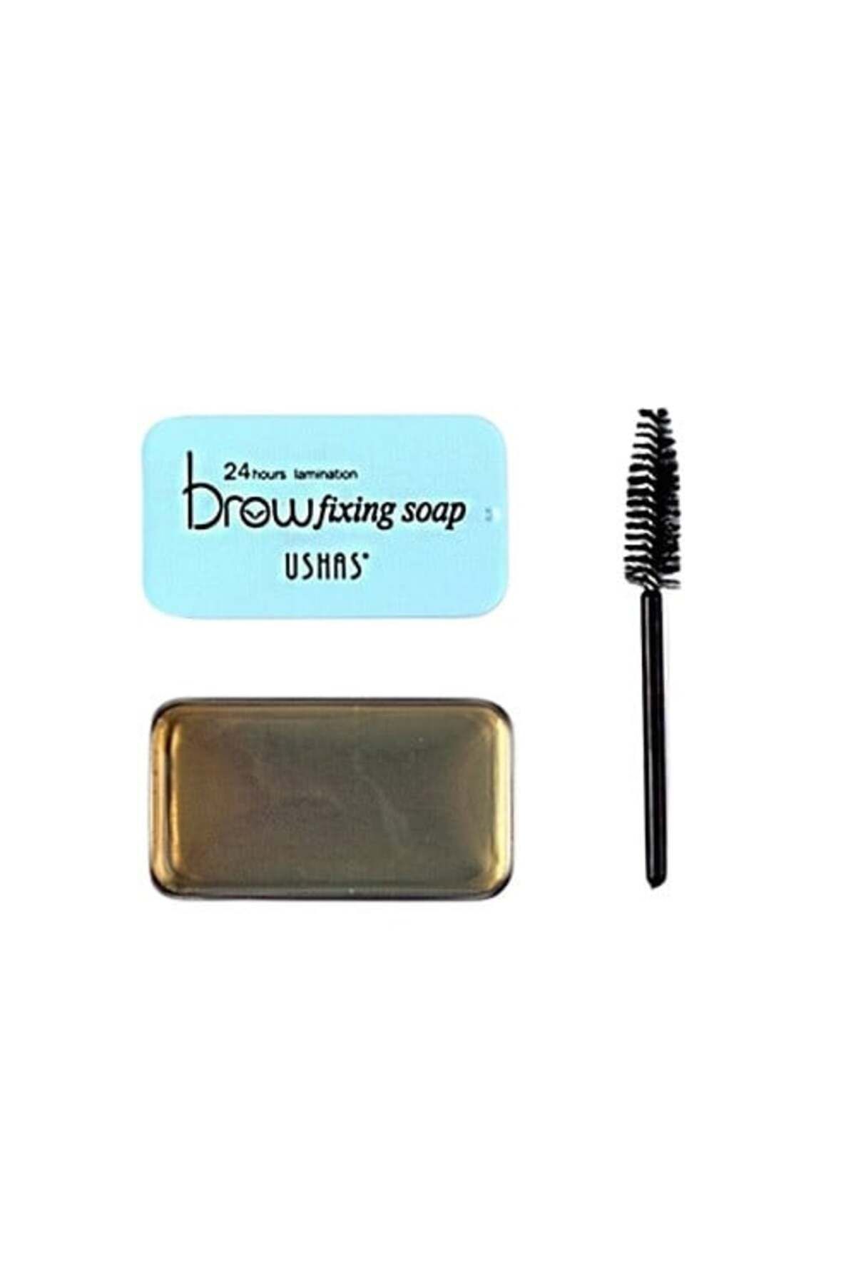 Ushas-Eyebrow styling soap, Ushas, ​​Brow Fixing Soap 24h, Brush included 1