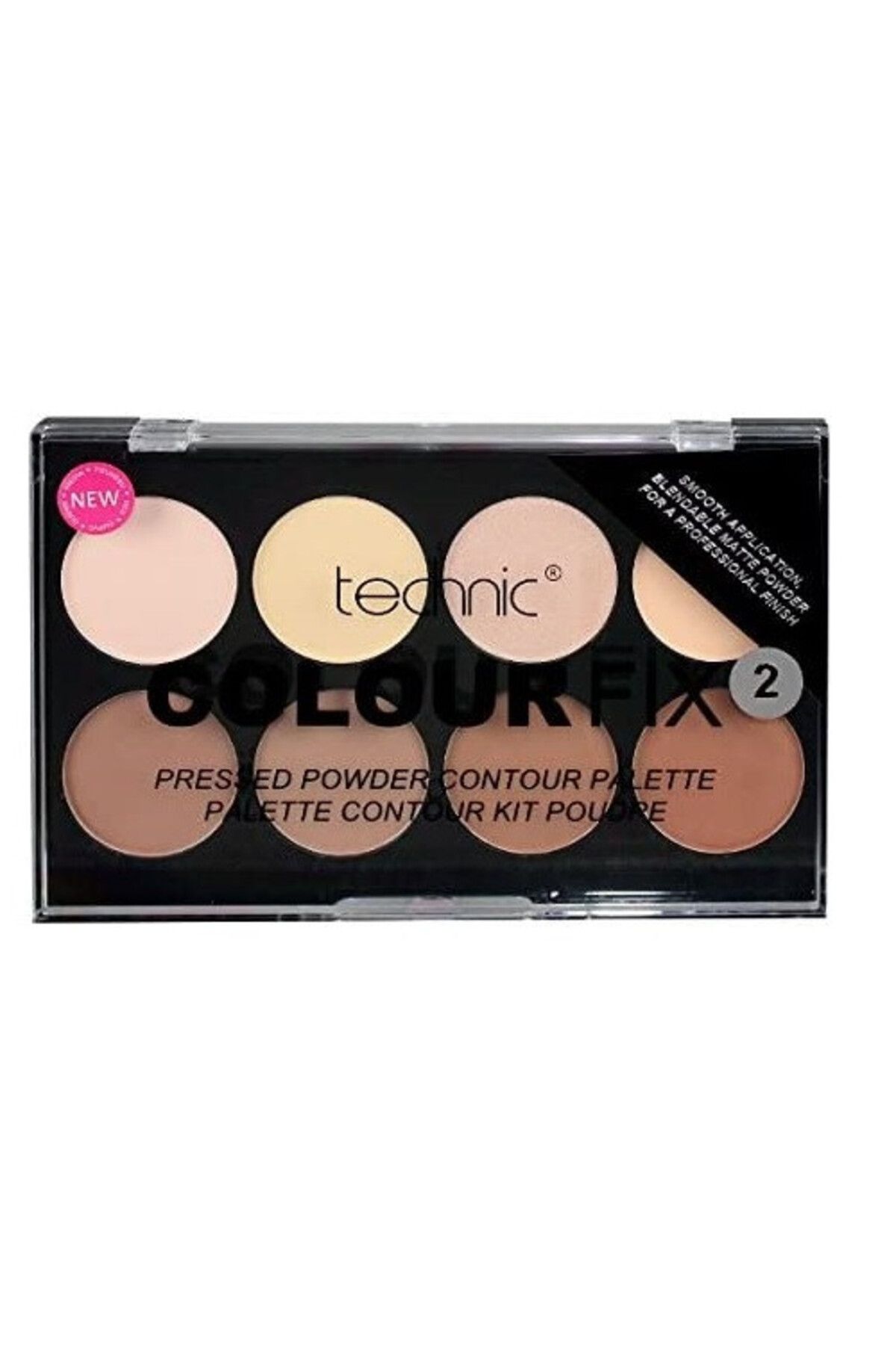 TECHNIC-Palette of 8 contour powders, Technic, Color Fix 2, Pressed Powder Contour 2