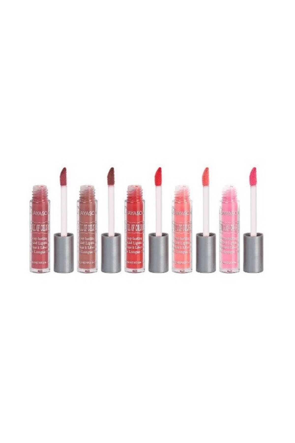 Teayason-Set of 5 Lipsticks, Matte, 02 2