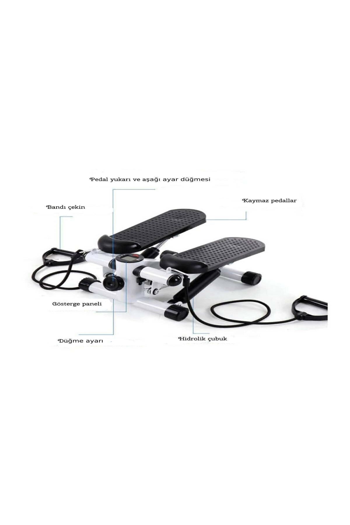 POBO-Stepper Exerciser with Lcd Display - Climber Step Band and Painter Band 6