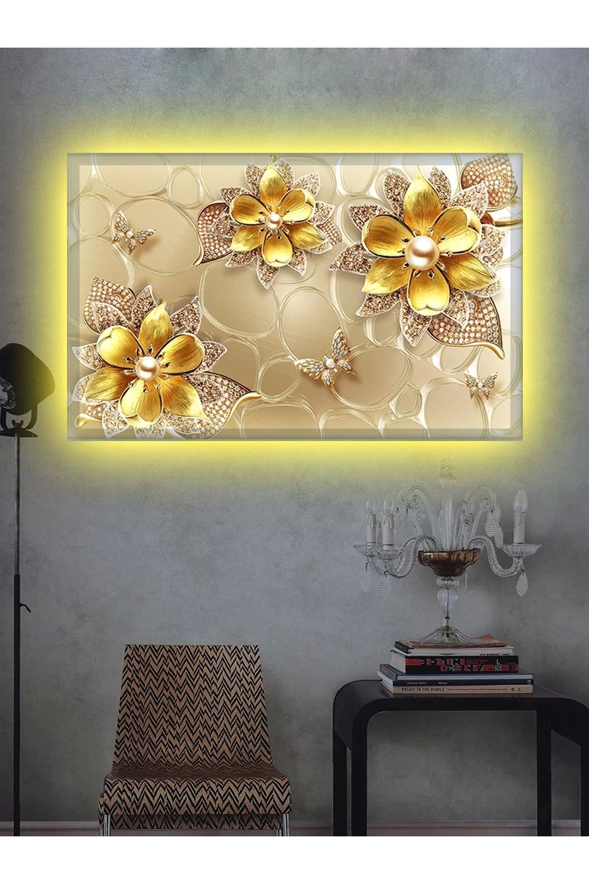 feifei Led Işıklı 3d Dekoratif Küp Tablo