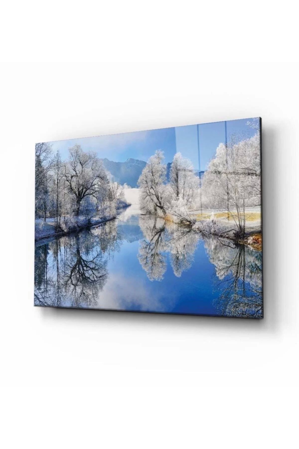 ÖYKÜ VE YİĞİT Doğa Manzara Cam Tablo 4mm Dayanıklı Temperli Cam