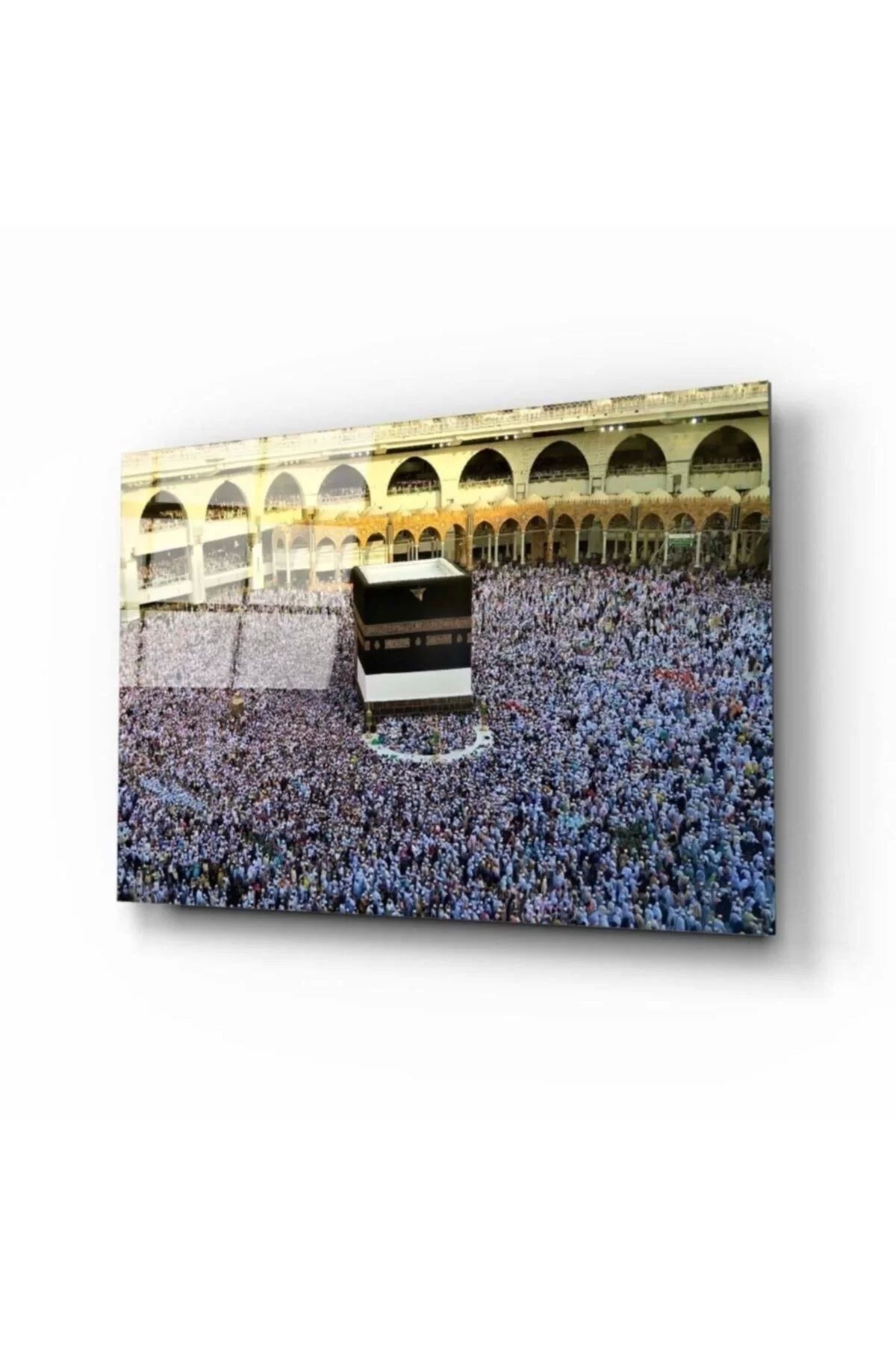 ÖYKÜ VE YİĞİT Kabe Cam Tablo