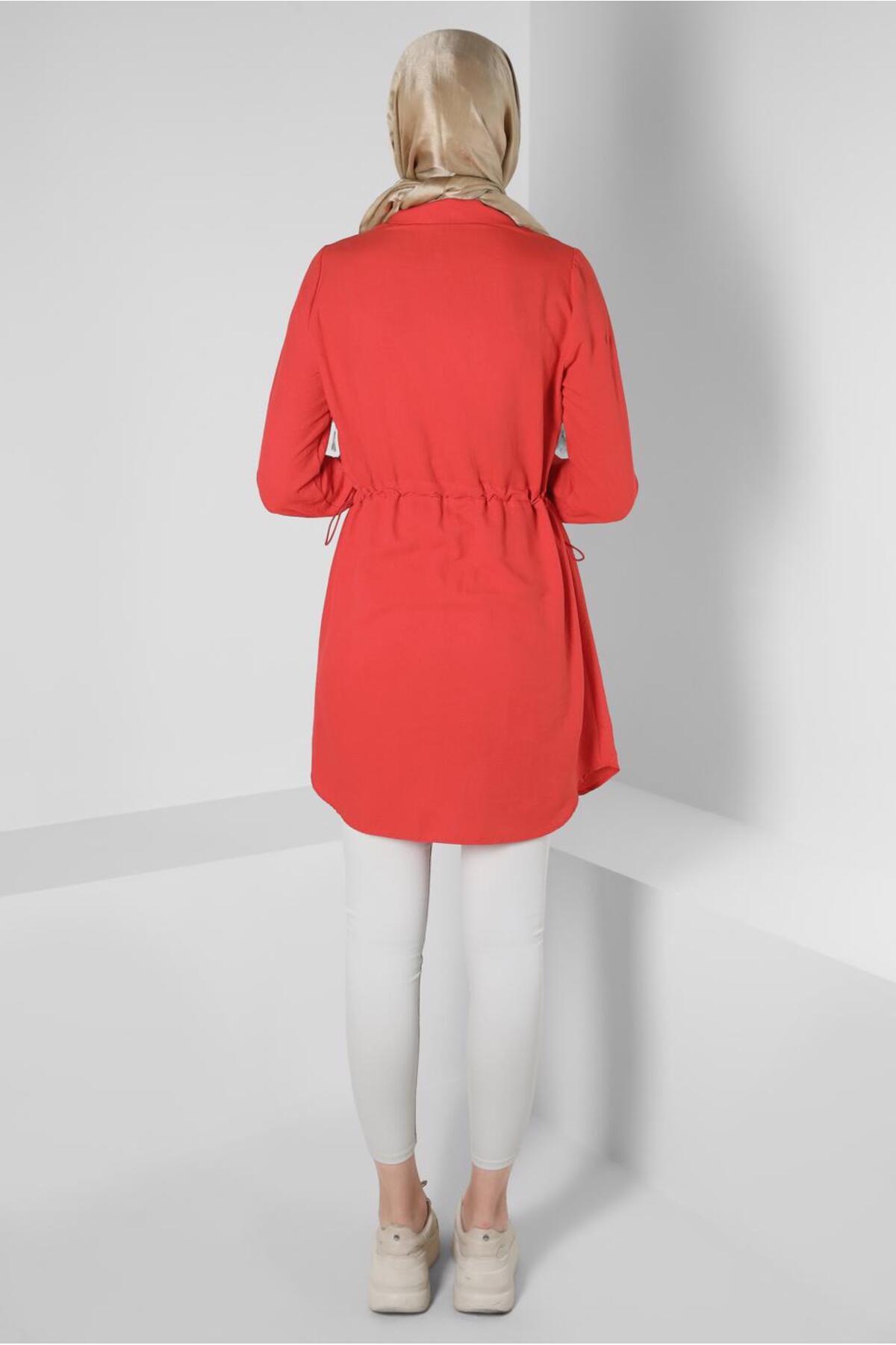 Alvina-BUTTONED TUNIC WITH BUTTON WITH WAIST 43890 3