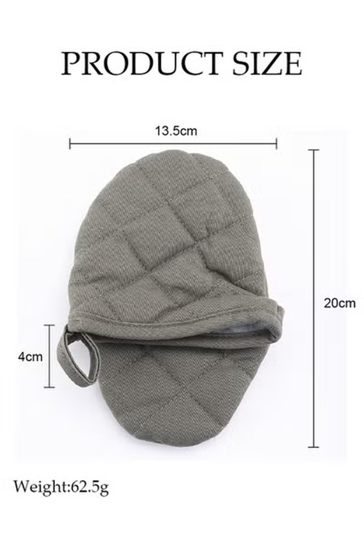 Generic-DUNISO Mini Oven Mitts Silicone Gloves Heat Resistant Kitchen Gloves for Cooking 6