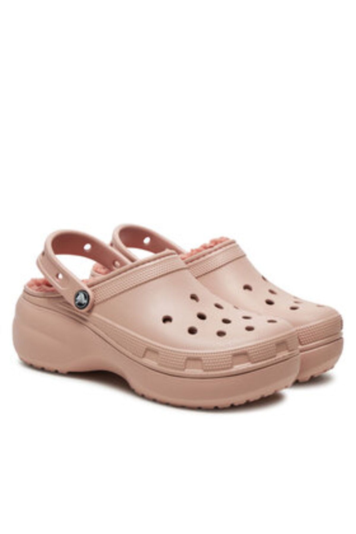 Crocs-flip-flops damă Crocs 207938 CLASSIC PLATFORM LINED CLOG W roz 2