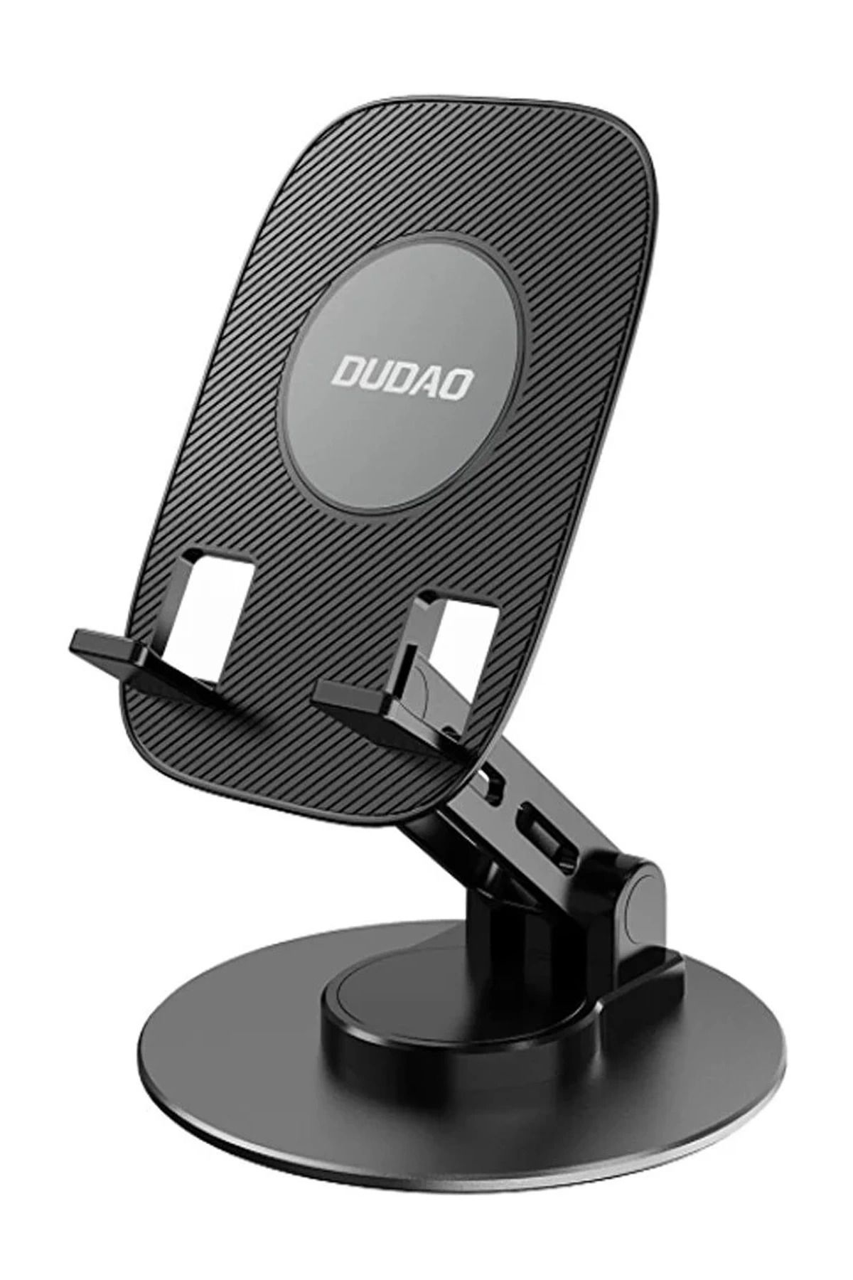 Hepta Collection F17S Masaüstü Telefon Tutucu Döner Tabanı Alüminyum Paslanmaz Çelik Katlanabilir
