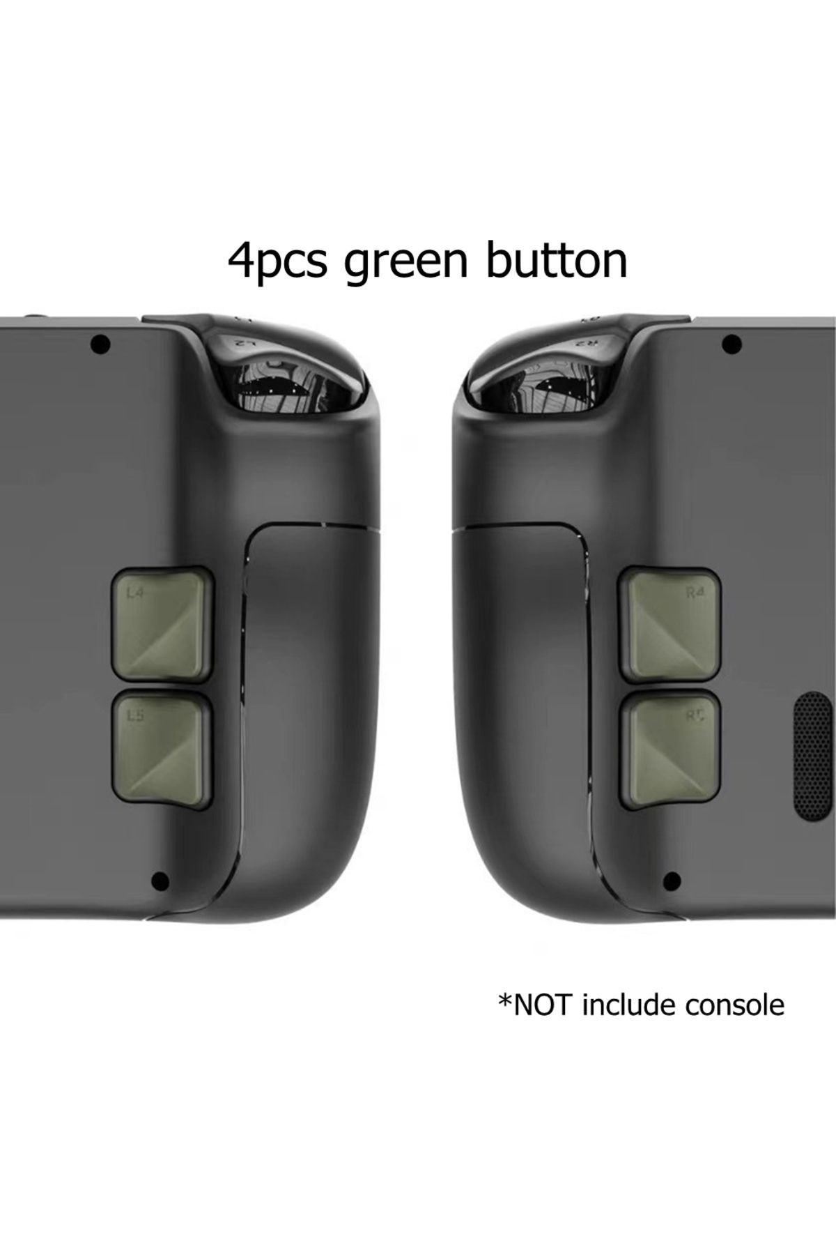 Choice-Green 4PCS Back Button Enhancement Set for Steam Deck OLED Games Console Grip Improvement Button Pro 1