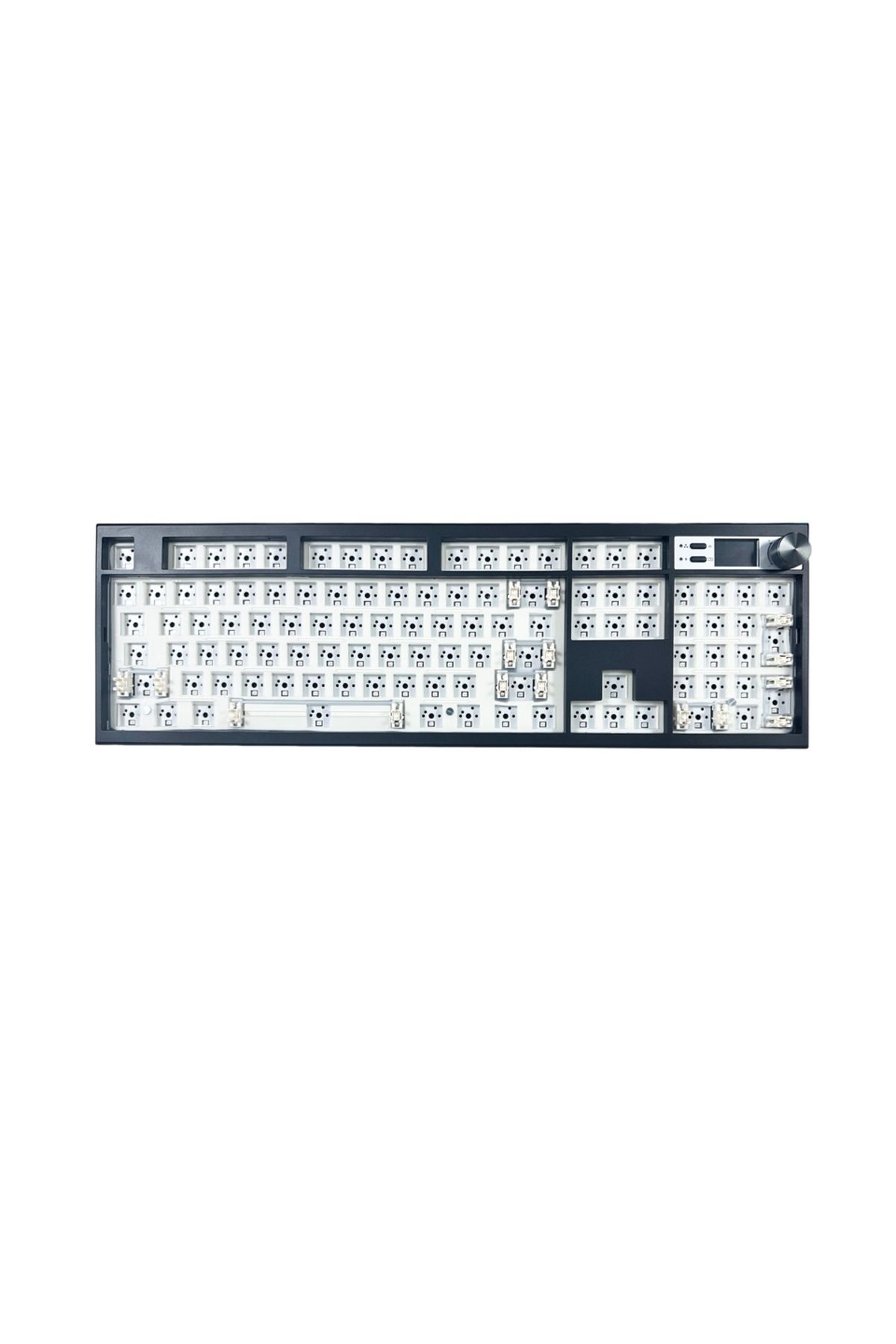 Choice-black GMK104 Mechanical Keyboard Kit Three Mode Gaming Keyboard Hot Swap Backlit Gasket Structure T 1
