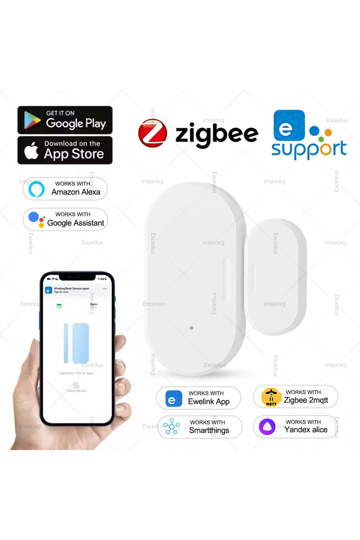 Choice-Zigbee Smart Door Window Sensor Open/closed Detector Ewelink App Control Security Alarm Works Wit... 1