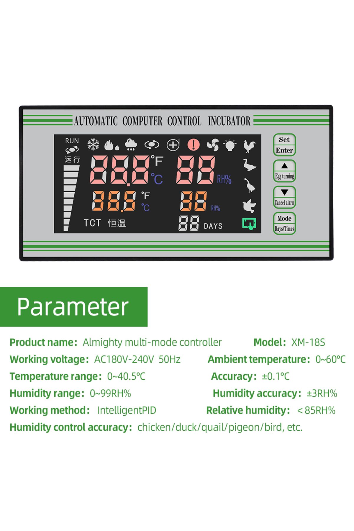 Choice-Xm-18s Egg Incubator Controller Automatic Computer Control Incubator Thermostat Full Automatic Mu... 4