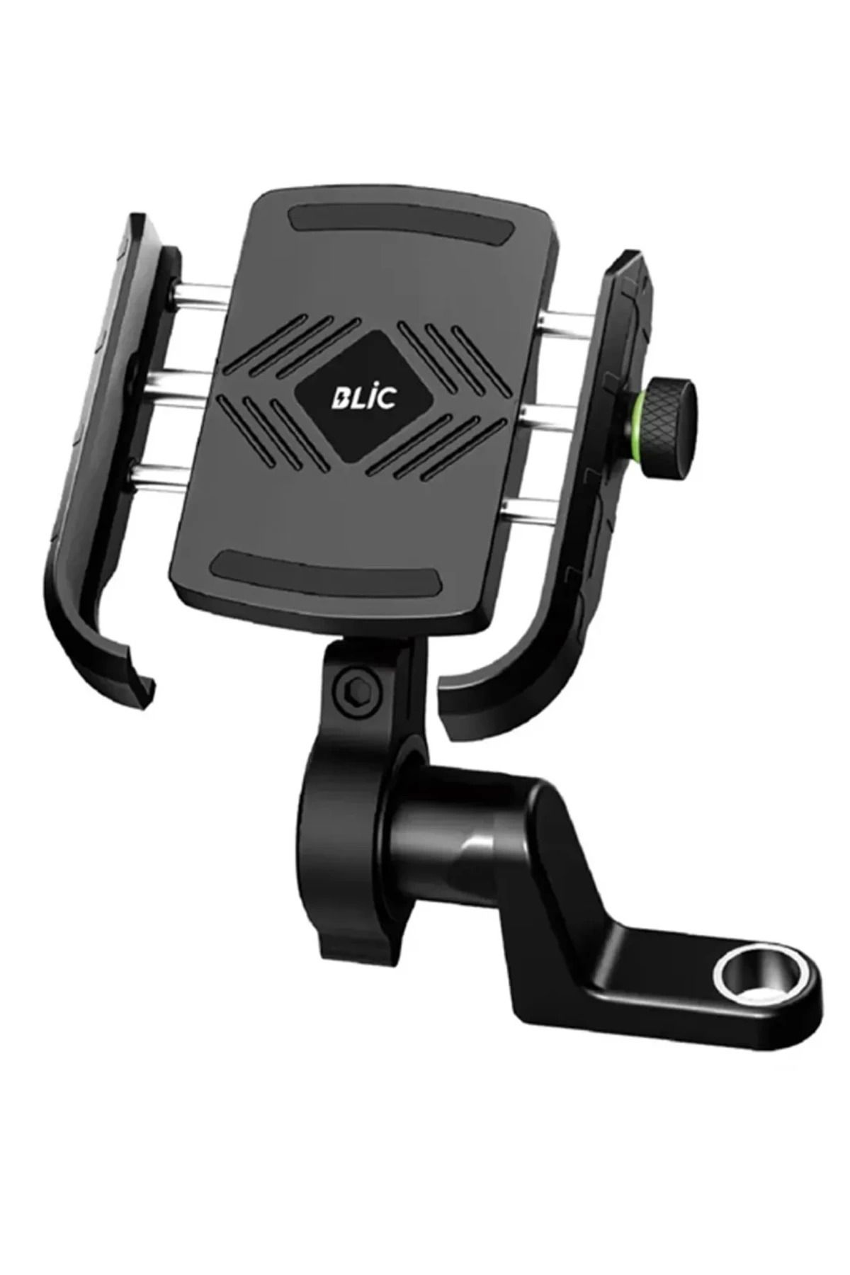 NZM TİCARET Bst3 Motosiklet Gidon Ve Ayna Bağlantılı Motor Ve Bisiklet Uyumlu Telefon Tutucu
