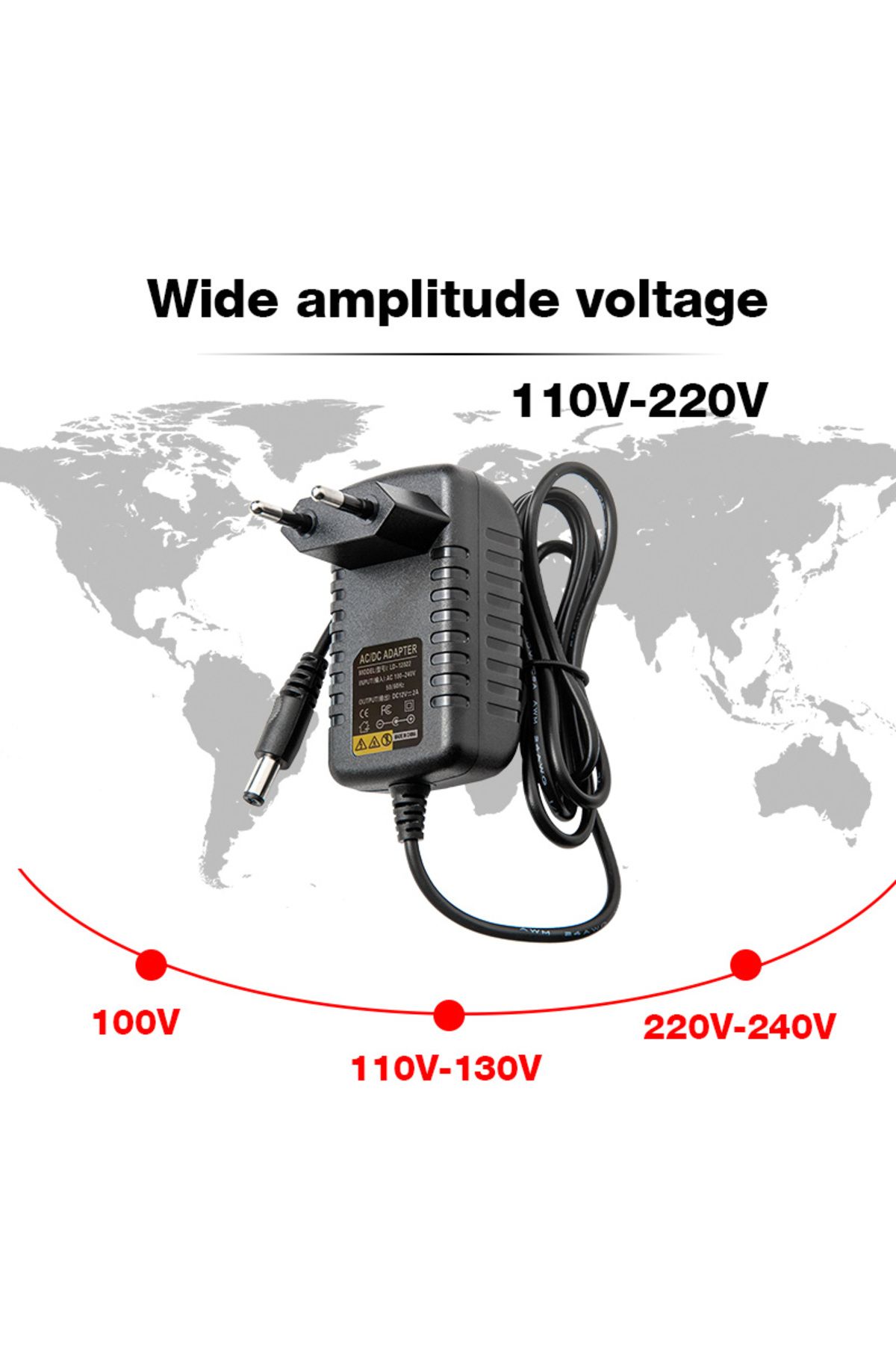 Choice-Eu Plug Power Adapter Ac 100-240v Input Dc Output Supply Charger Eu/us/uk/au 12v Universal Adapter C 4