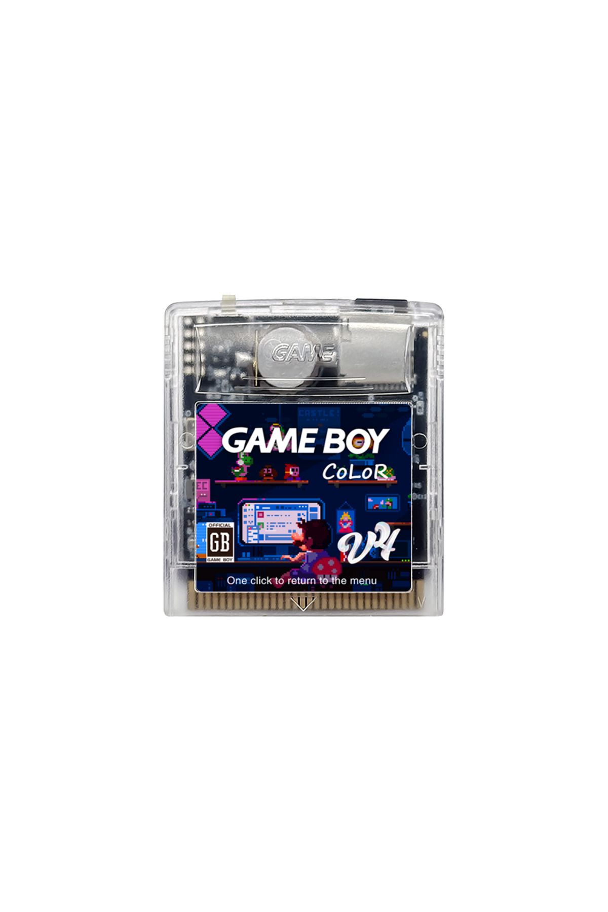 Choice-Transparent Game Boy Color 2000 In 1 Game Cartridge Flash Card For Gbc Gbp Gba Sp Game Console Os V4 1