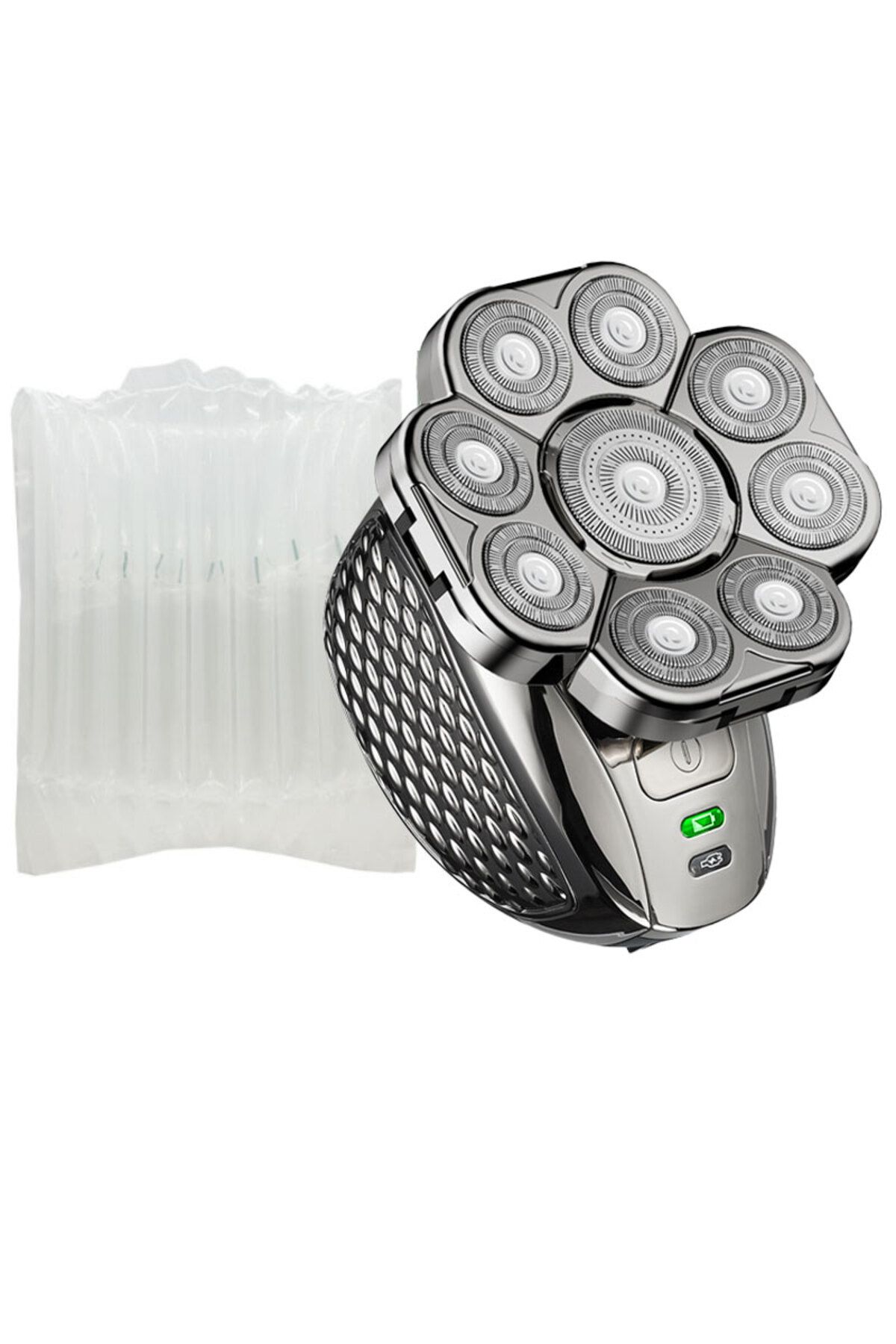Choice1-stand 4D Head Shavers for Bald Men, Upgraded 9 Floating Heads 6-in-1 Rechargeable Waterproof Wet Dry 1